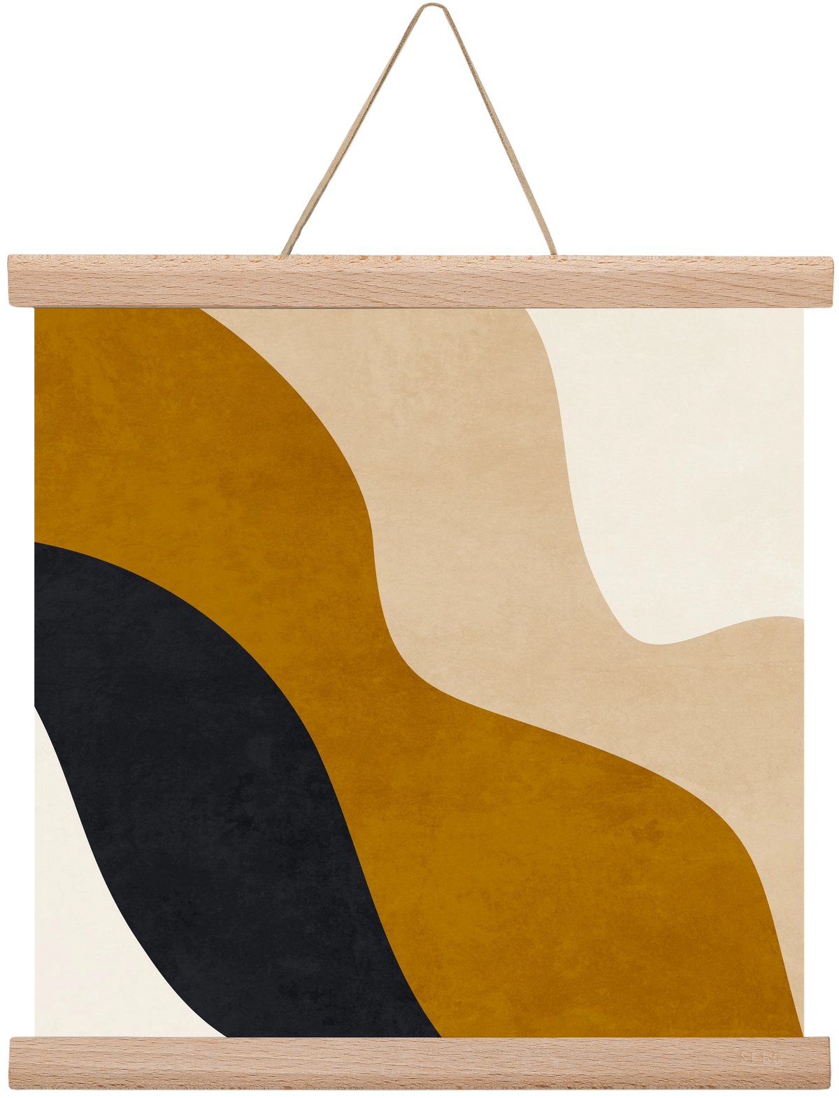 ABSTRACT ART 14, 30x30 cm (30x30 cm), Tölgy akasztó