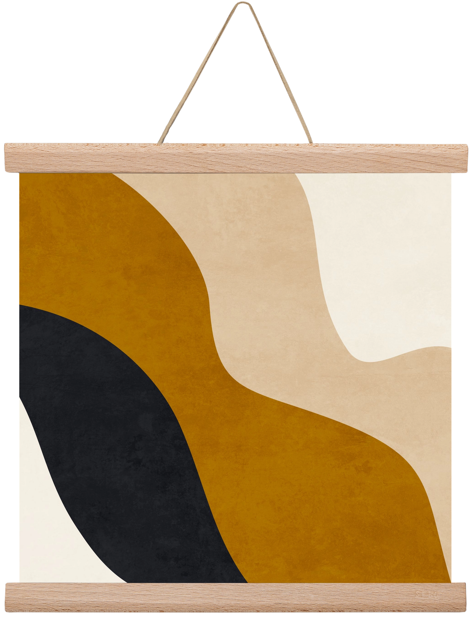 ABSTRACT ART 14, 30x30 cm (30x30 cm), Tölgy akasztó