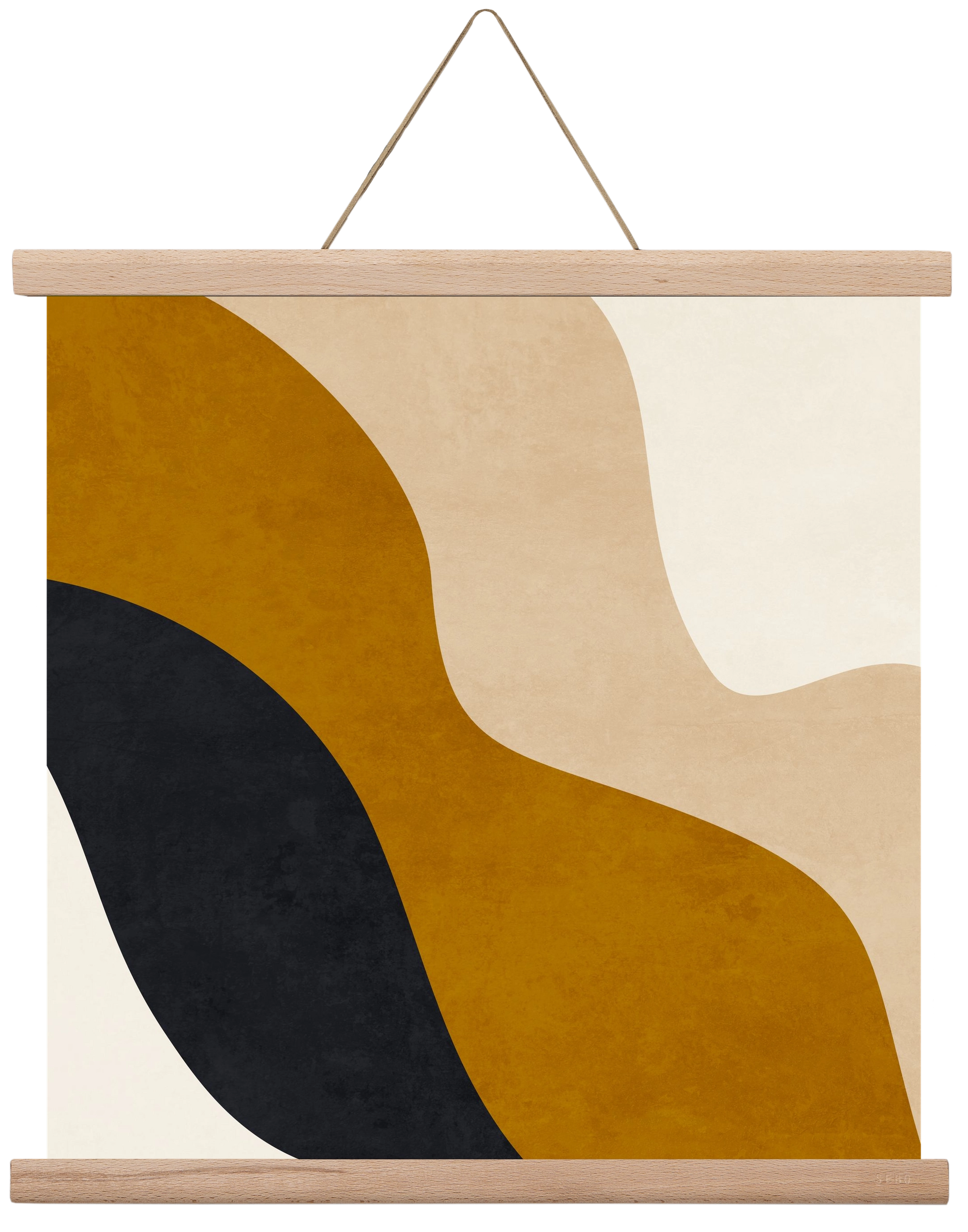 ABSTRACT ART 14, 40x40 cm (40x40 cm), Tölgy akasztó