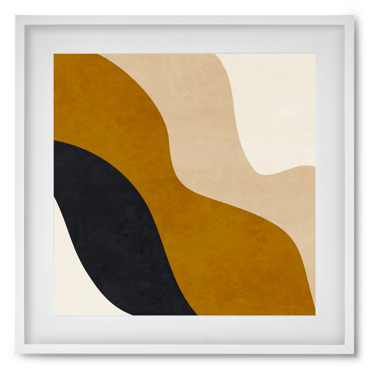 ABSTRACT ART 14, 50x50 cm (40x40 cm), Fehér keret, paszpartuval