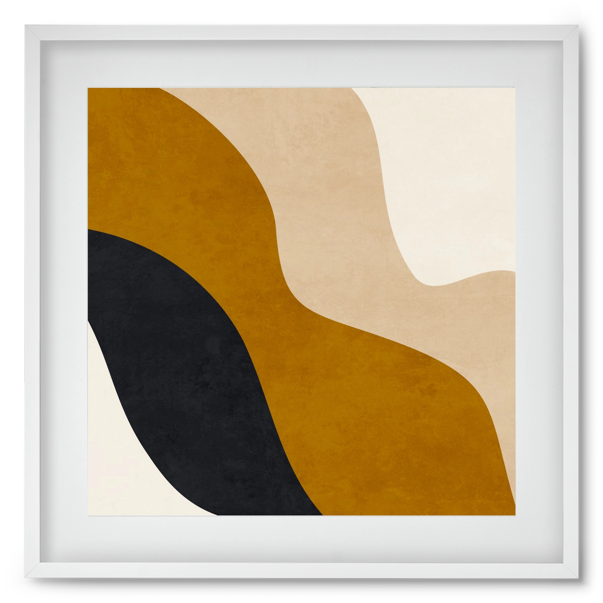 ABSTRACT ART 14, 50x50 cm (40x40 cm), Fehér keret, paszpartuval