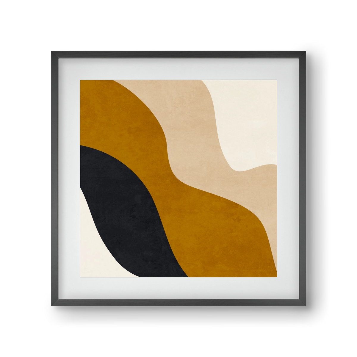 ABSTRACT ART 14, 30x30 cm (20x20 cm), Fekete keret, paszpartuval