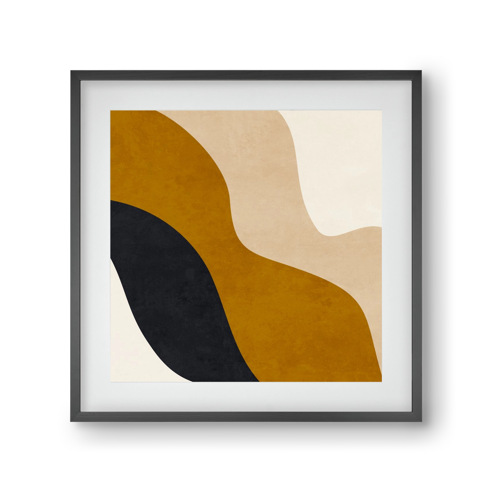 ABSTRACT ART 14, 30x30 cm (20x20 cm), Fekete keret, paszpartuval