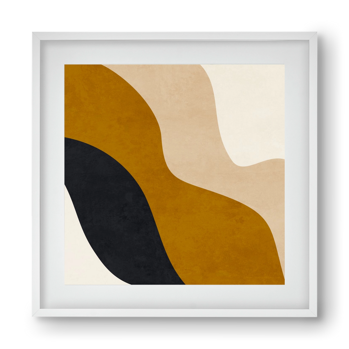 ABSTRACT ART 14, 40x40 cm (30x30 cm), Fehér keret, paszpartuval