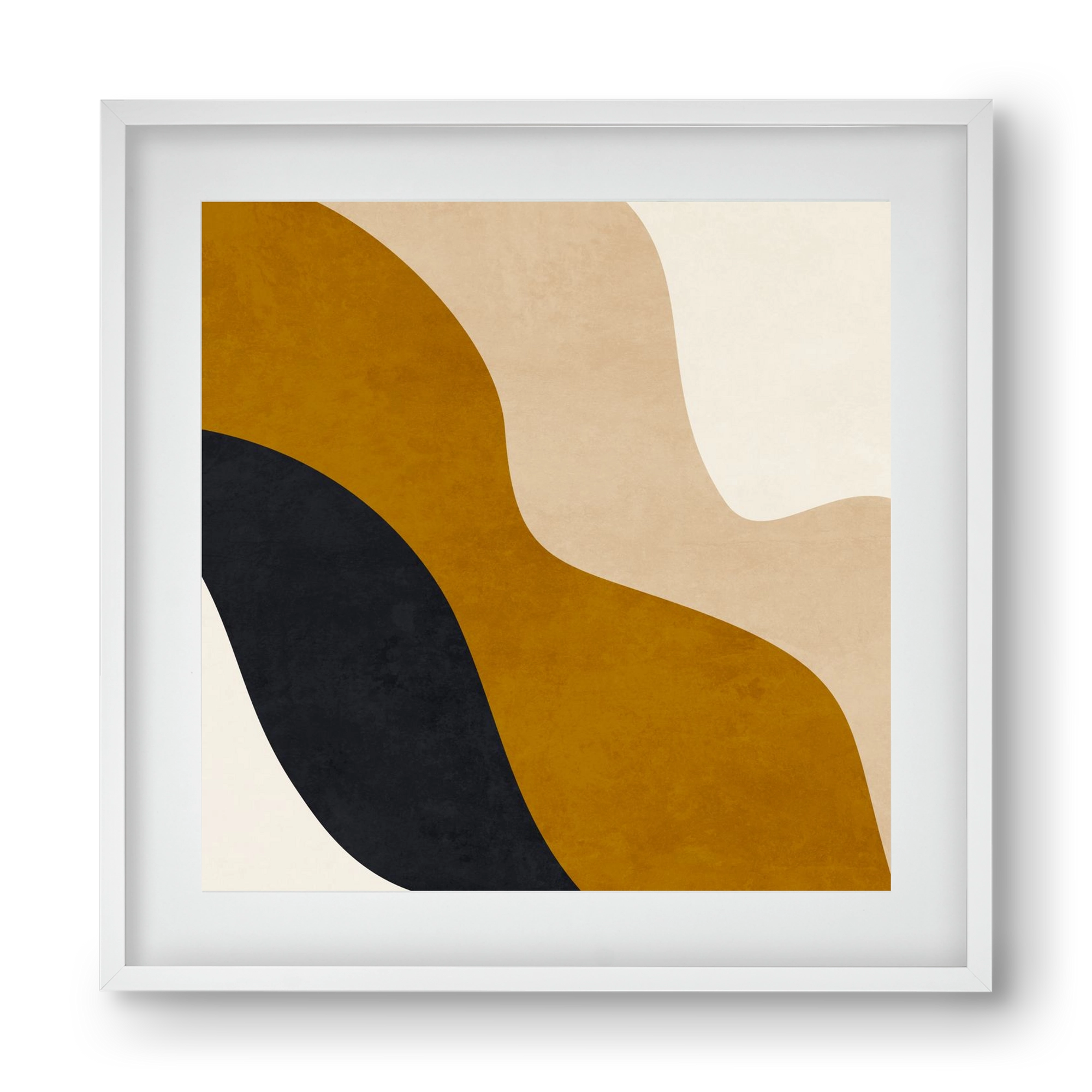 ABSTRACT ART 14, 40x40 cm (30x30 cm), Fehér keret, paszpartuval