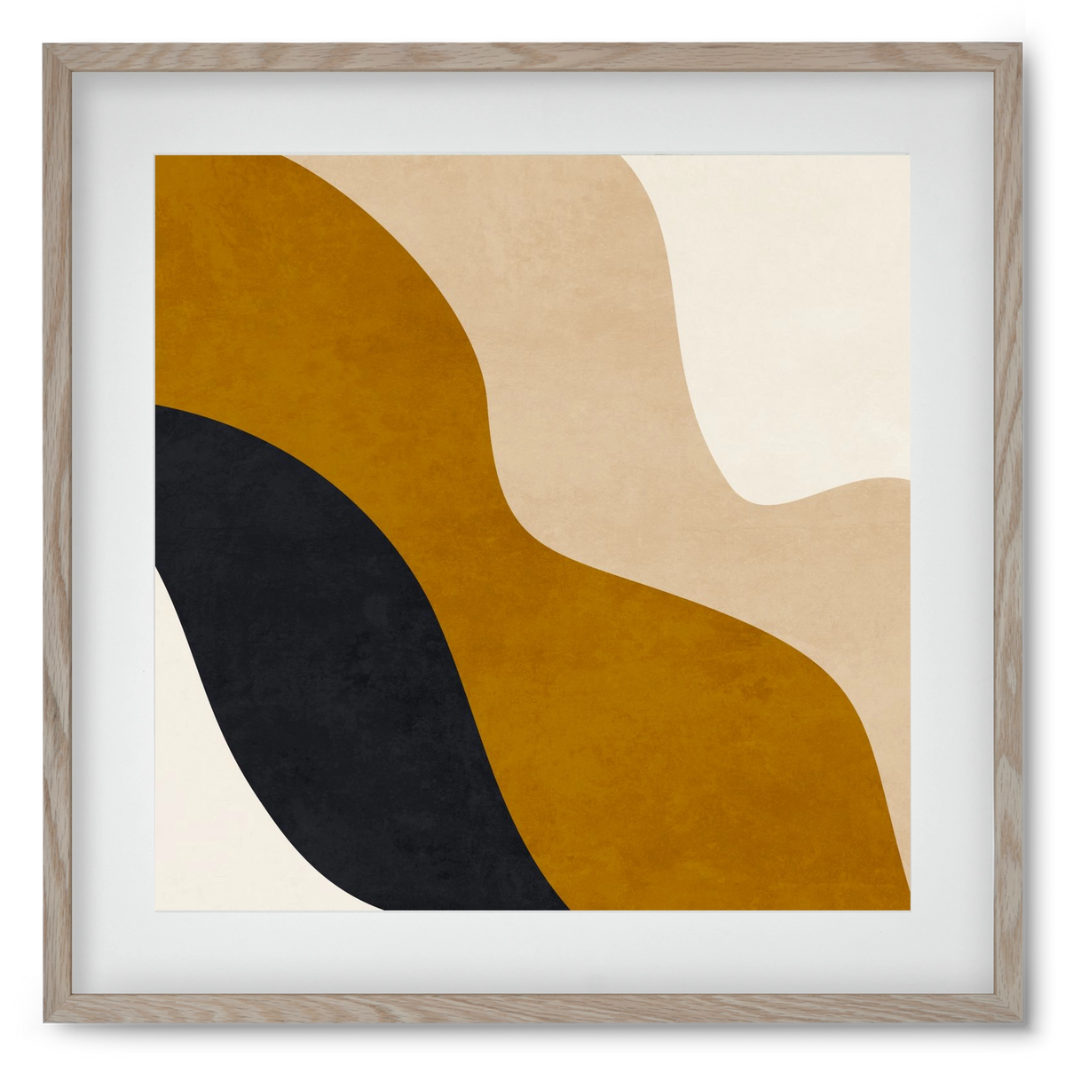 ABSTRACT ART 14, 50x50 cm (40x40 cm), Tölgy keret, paszpartuval