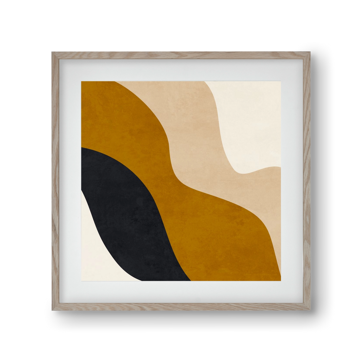 ABSTRACT ART 14, 30x30 cm (20x20 cm), Tölgy keret, paszpartuval