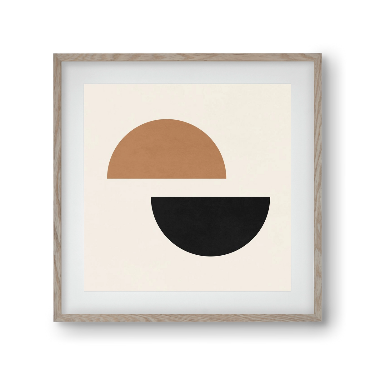 ABSTRACT ART 8, 30x30 cm (20x20 cm), Tölgy keret, paszpartuval