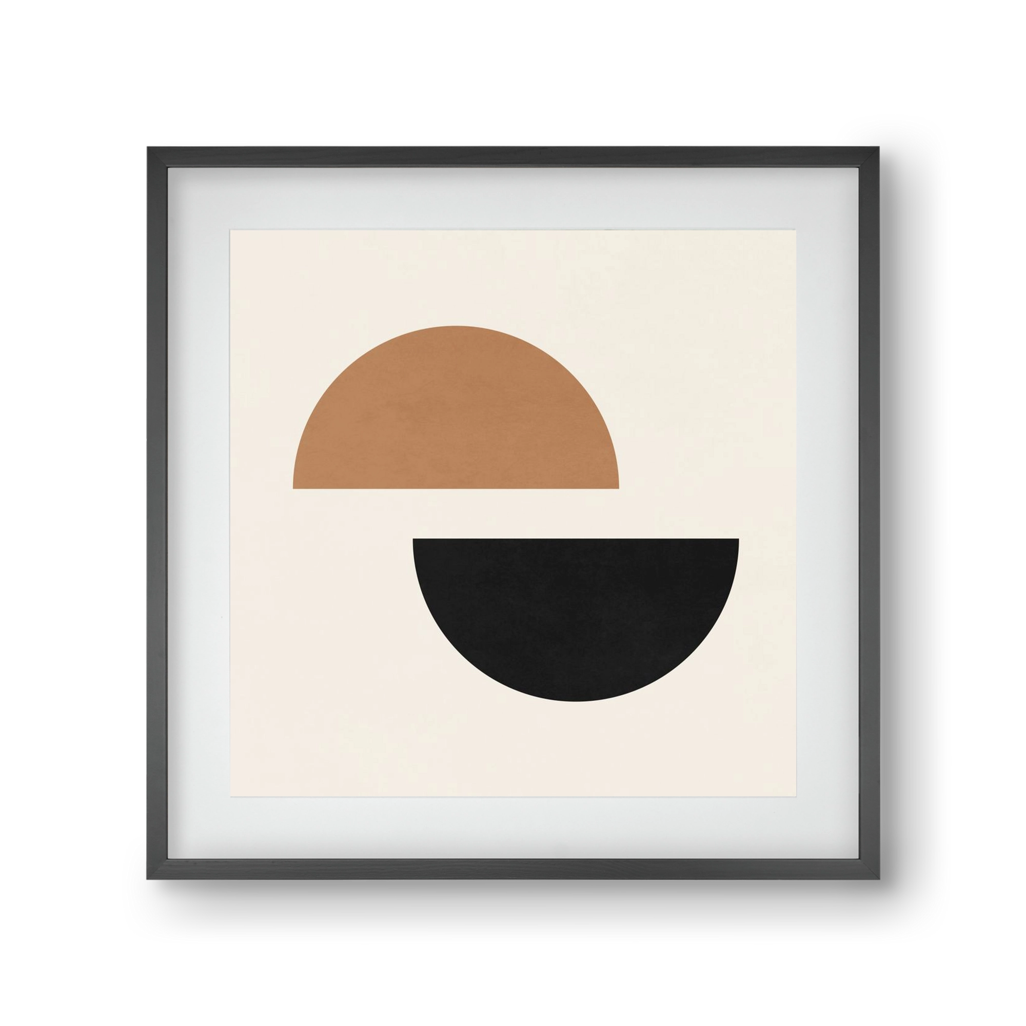 ABSTRACT ART 8, 30x30 cm (20x20 cm), Fekete keret, paszpartuval