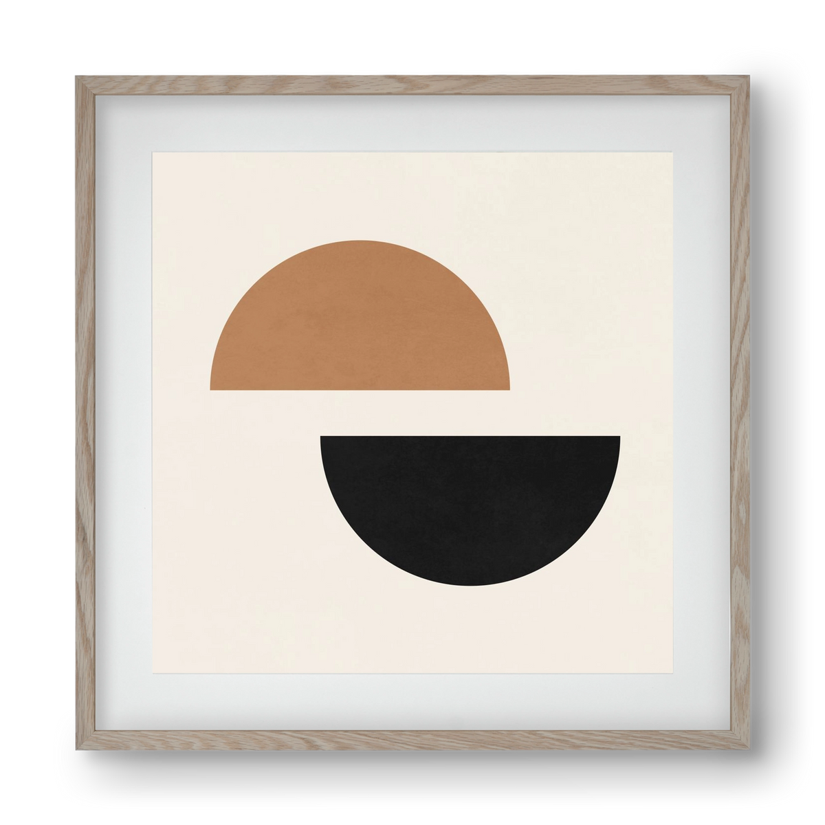 ABSTRACT ART 8, 40x40 cm (30x30 cm), Tölgy keret, paszpartuval