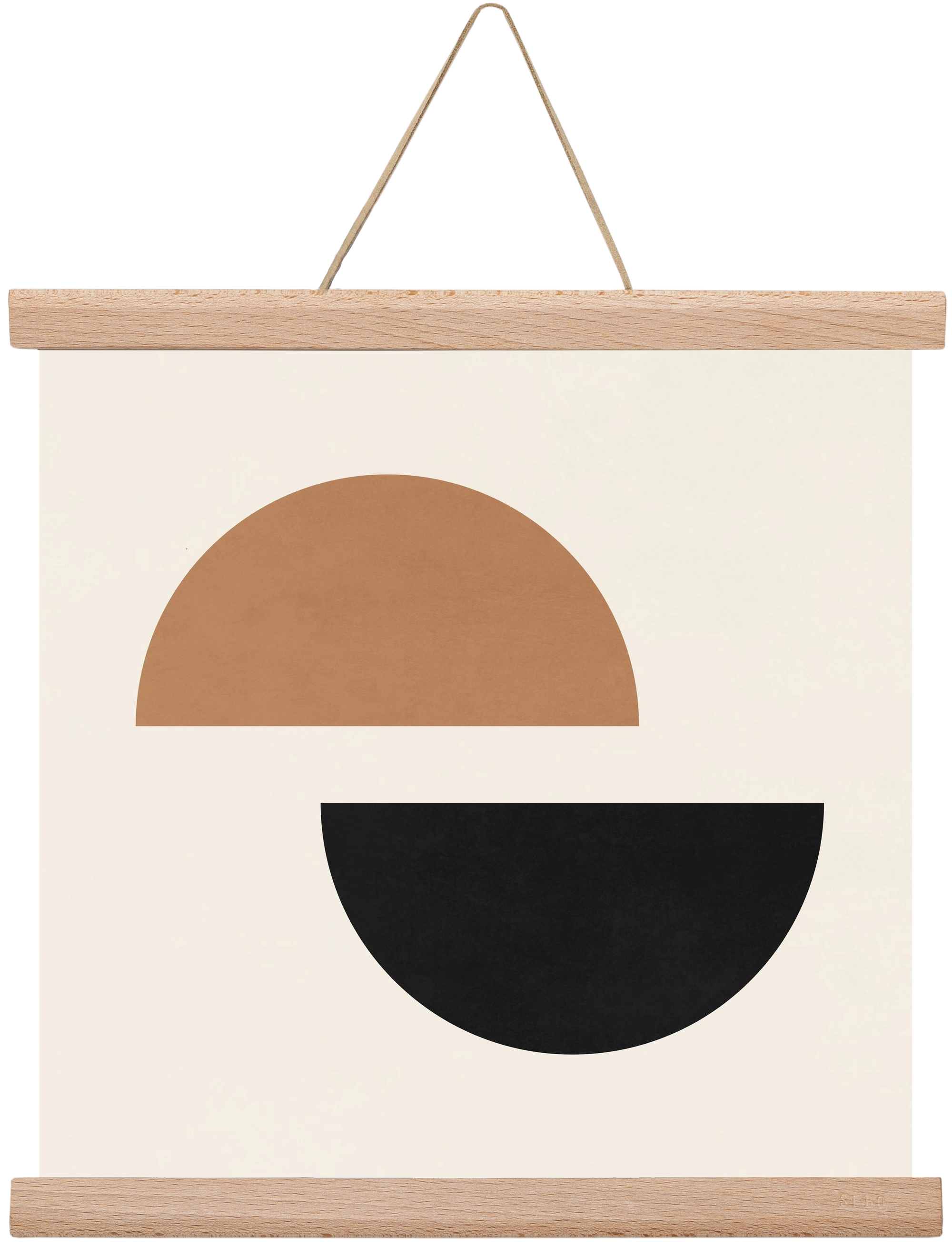 ABSTRACT ART 8, 30x30 cm (30x30 cm), Tölgy akasztó