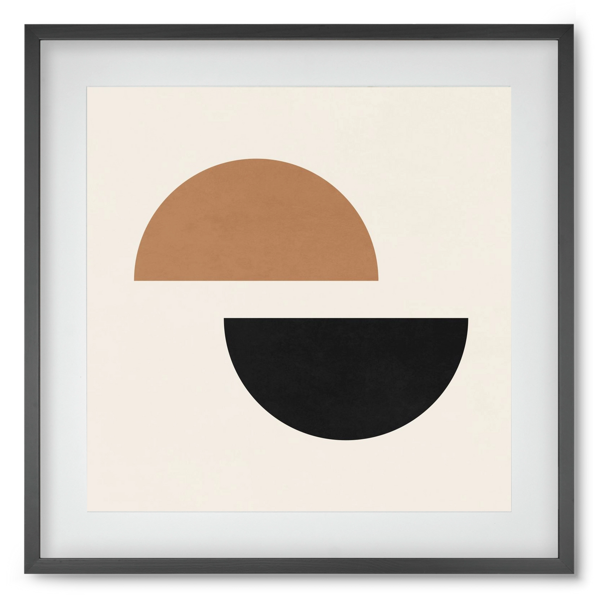 ABSTRACT ART 8, 50x50 cm (40x40 cm), Fekete keret, paszpartuval