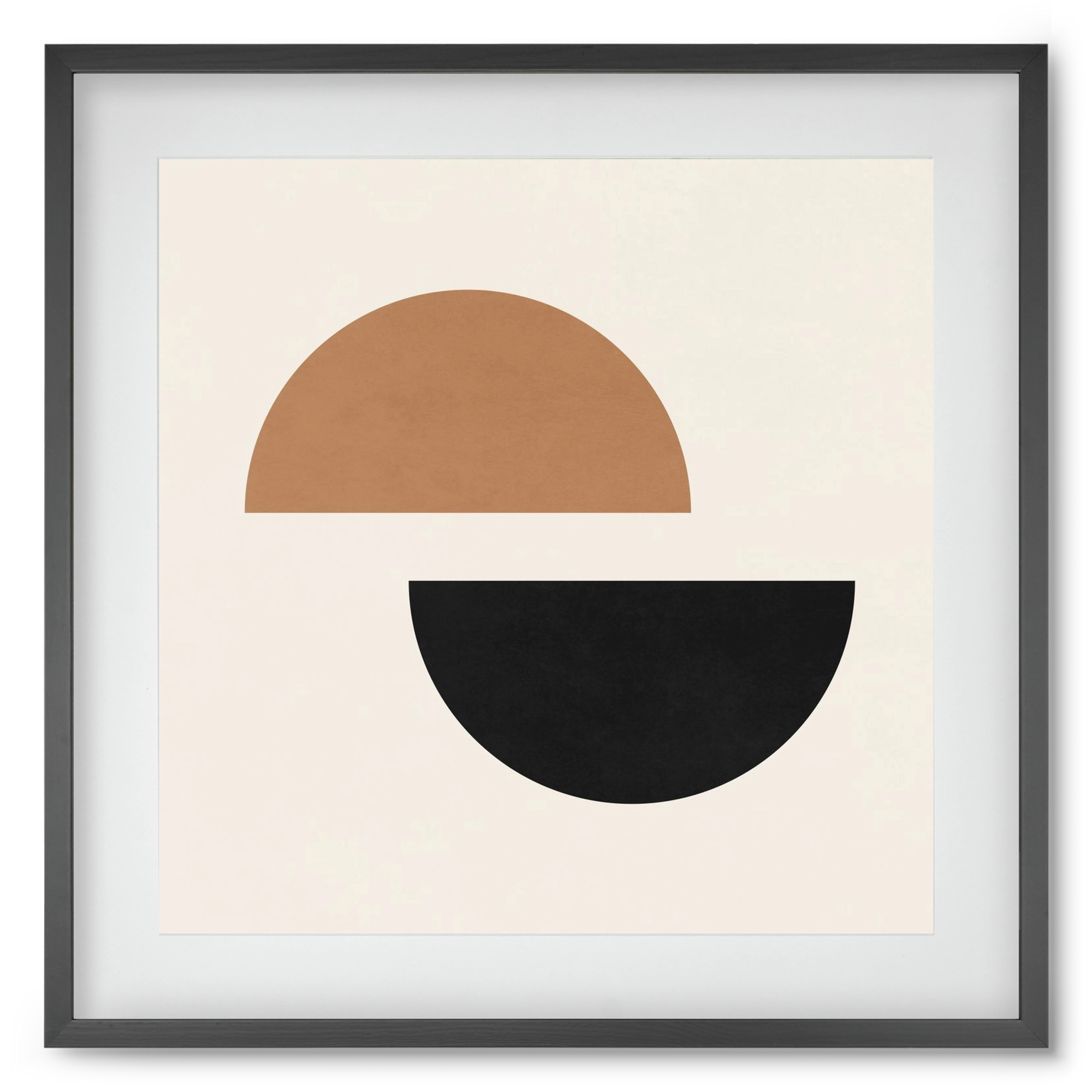 ABSTRACT ART 8, 50x50 cm (40x40 cm), Fekete keret, paszpartuval