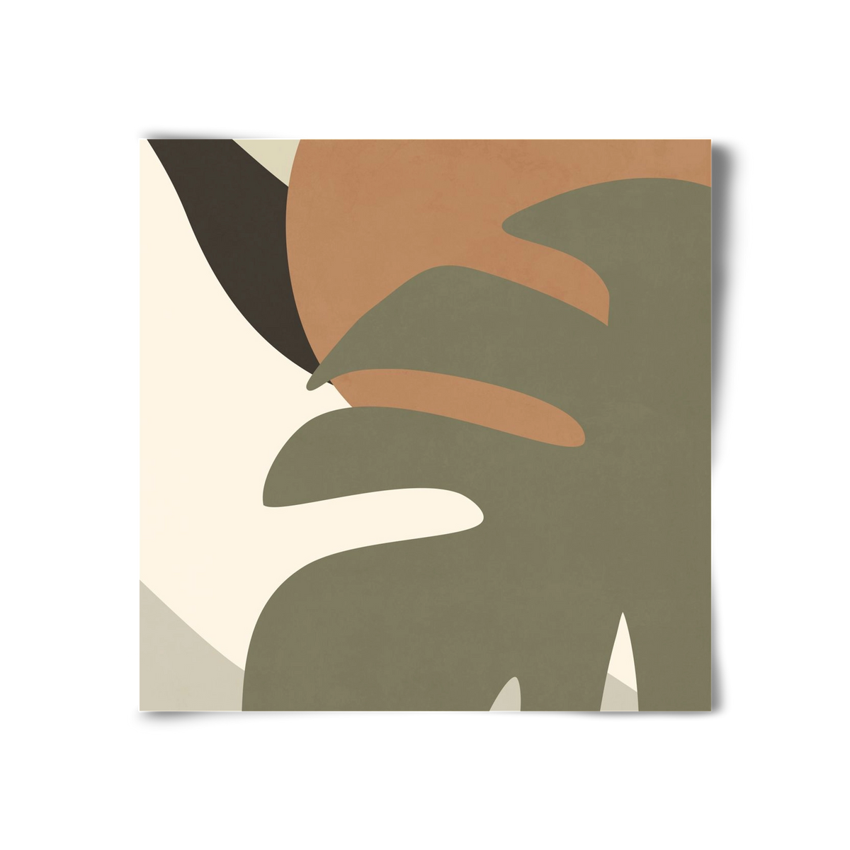 MINIMALIST TROPICAL PLANT , 30x30 cm, Keret nélkül