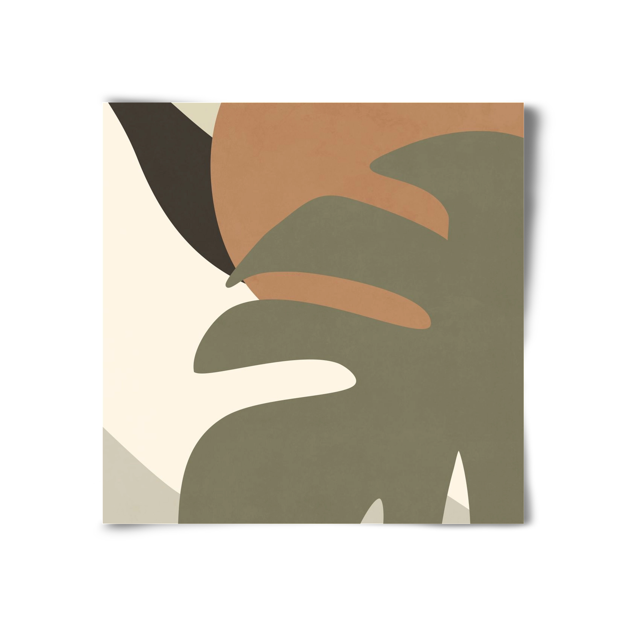 MINIMALIST TROPICAL PLANT , 30x30 cm, Keret nélkül