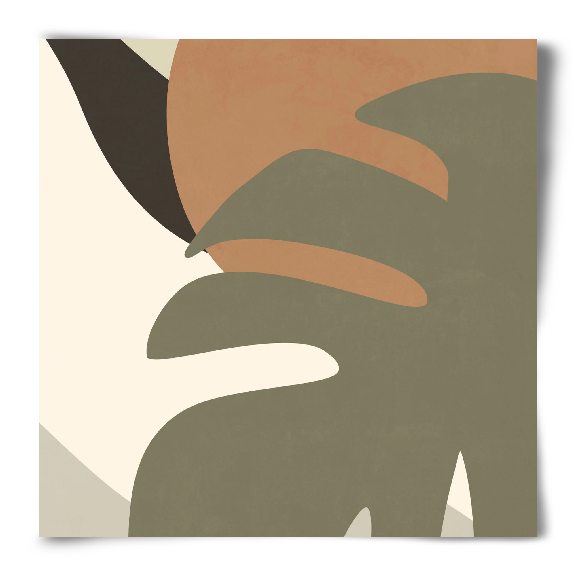 MINIMALIST TROPICAL PLANT , 50x50 cm, Keret nélkül