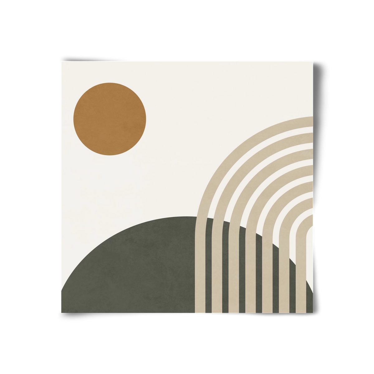 GEOMETRIC SHAPES - 6, 30x30 cm, Keret nélkül