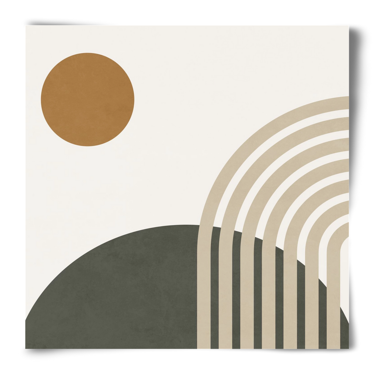 GEOMETRIC SHAPES - 6, 50x50 cm, Keret nélkül