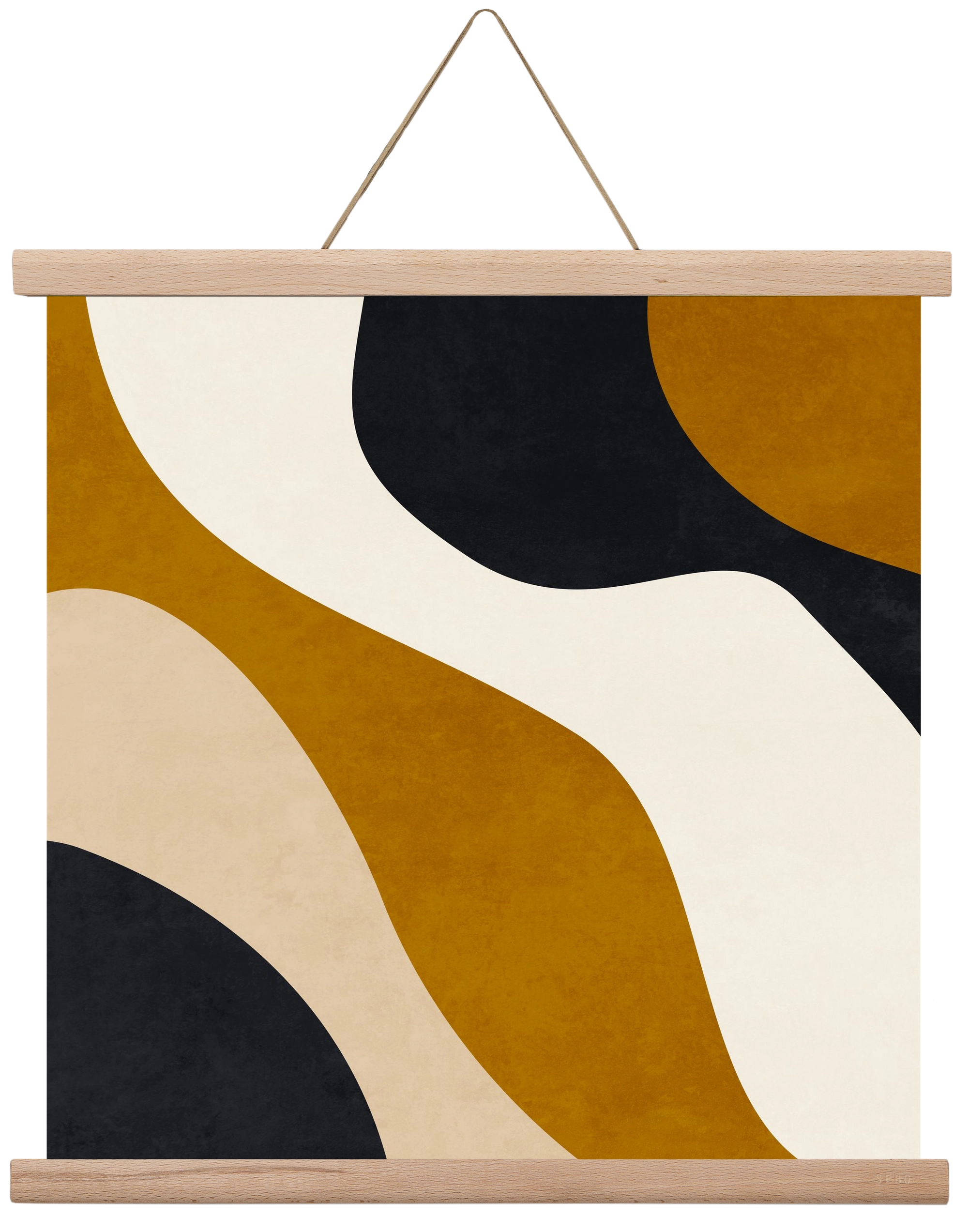 ABSTRACT ART 15, 40x40 cm (40x40 cm), Tölgy akasztó