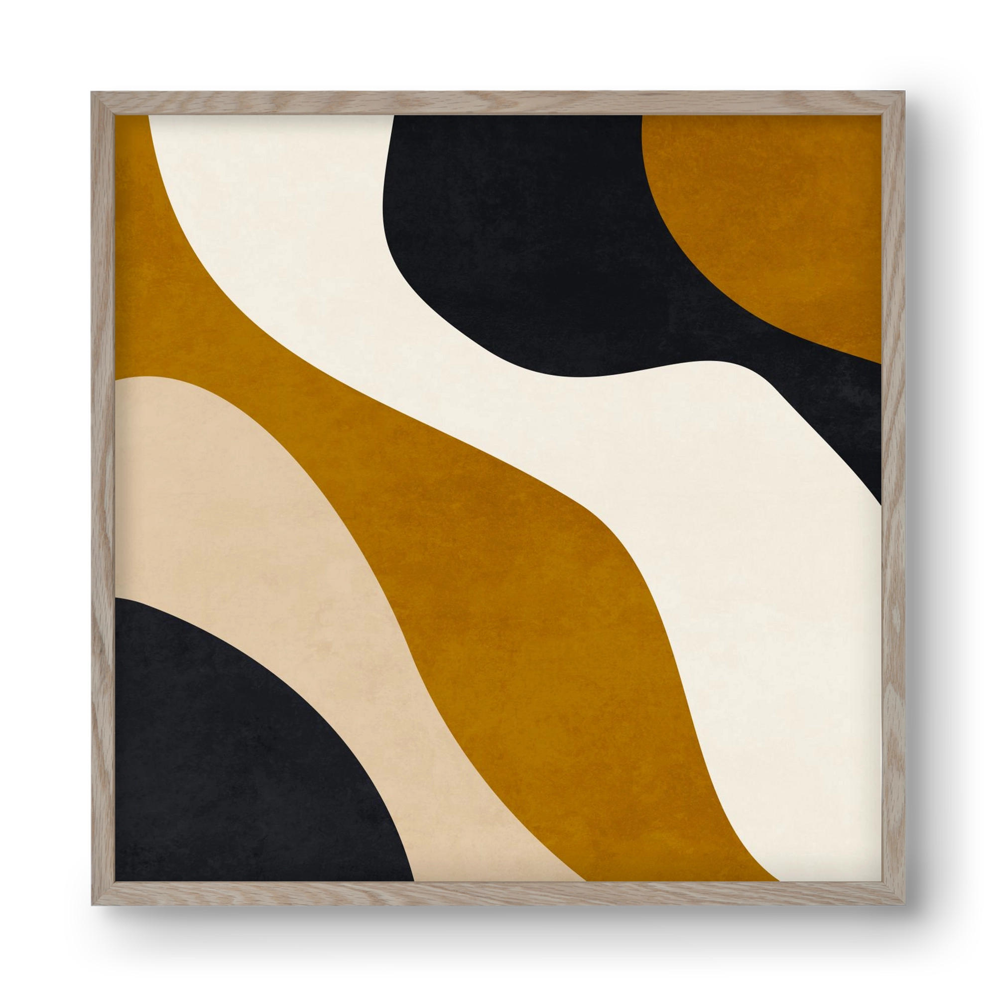 ABSTRACT ART 15, 40x40 cm (40x40 cm), Tölgy keret