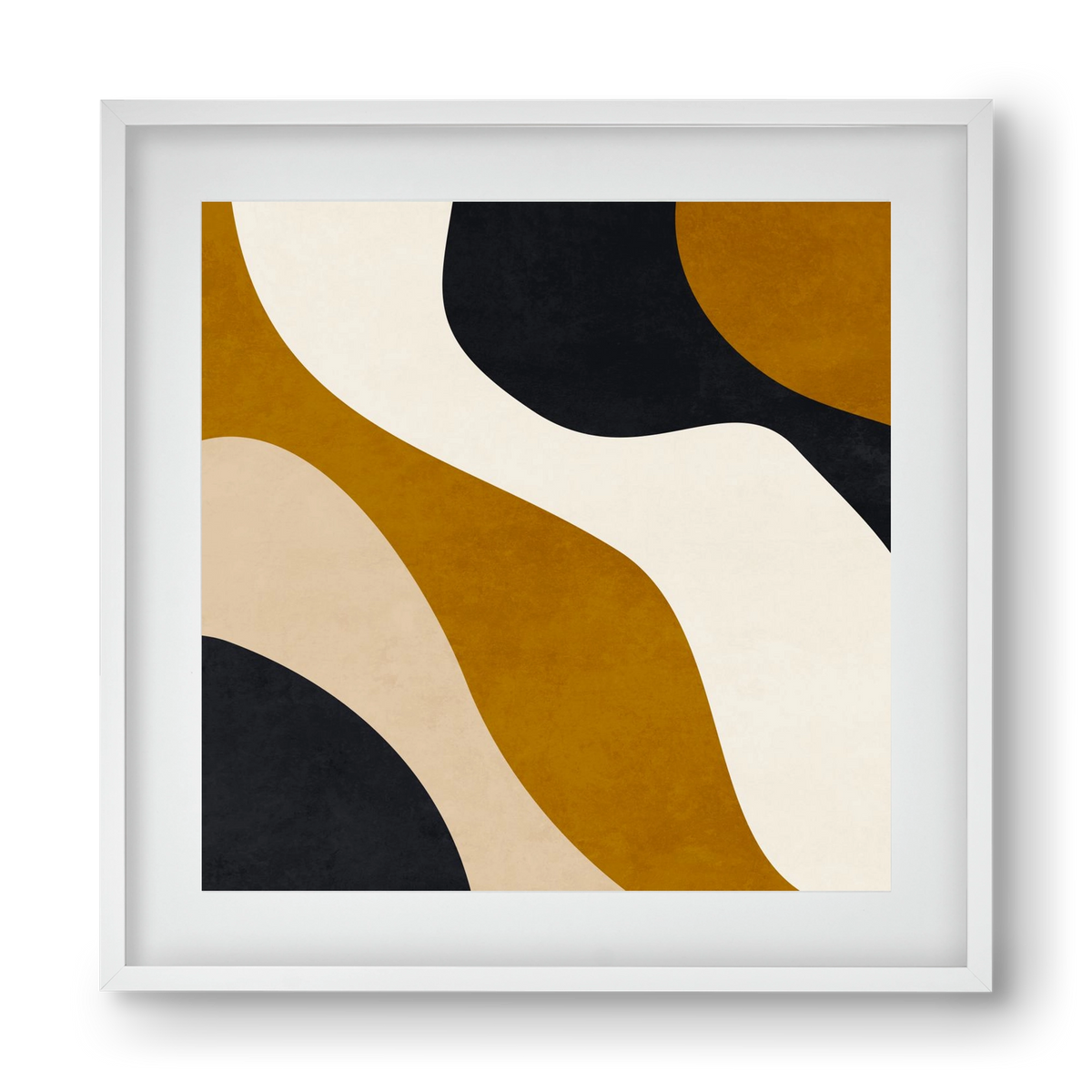 ABSTRACT ART 15, 40x40 cm (30x30 cm), Fehér keret, paszpartuval