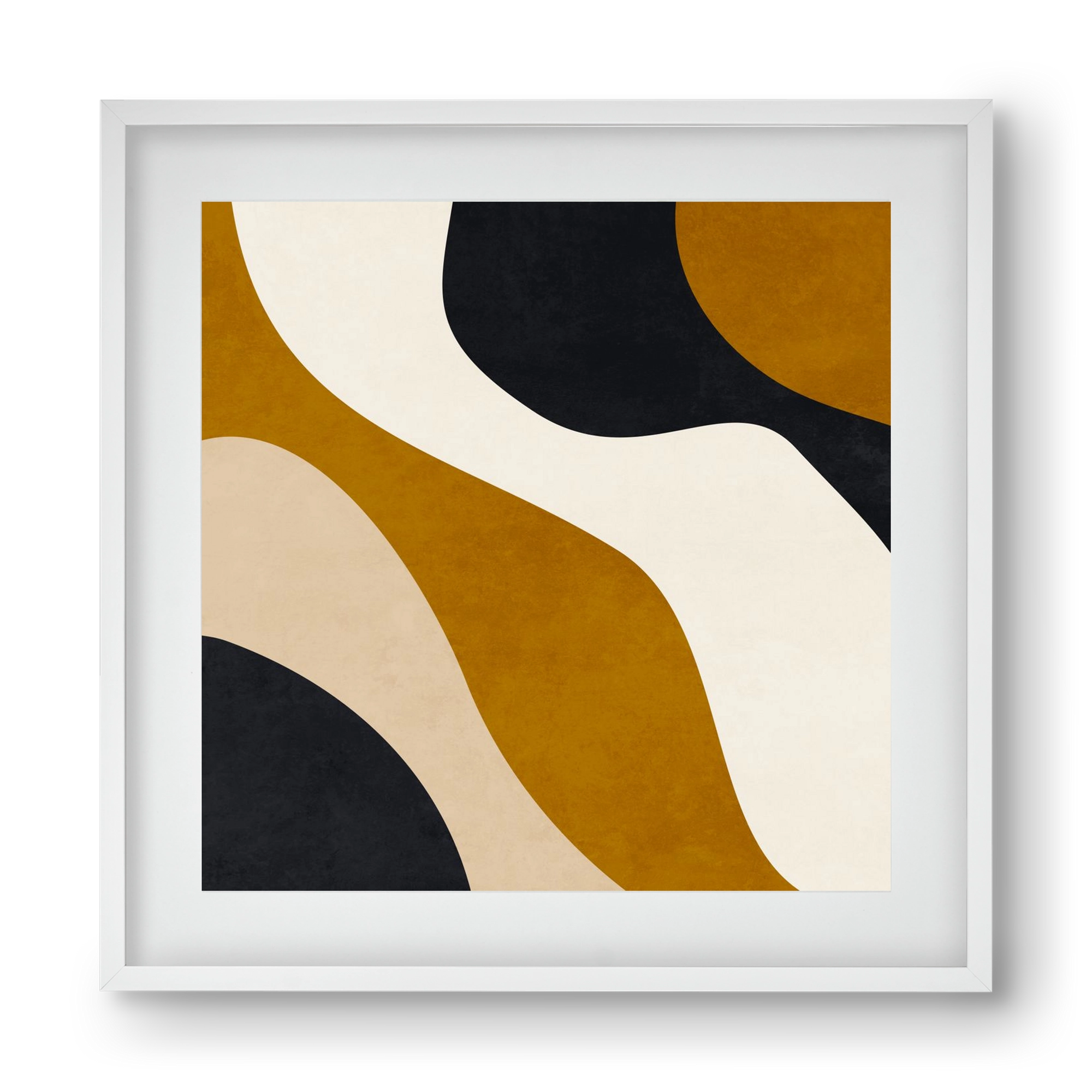 ABSTRACT ART 15, 40x40 cm (30x30 cm), Fehér keret, paszpartuval