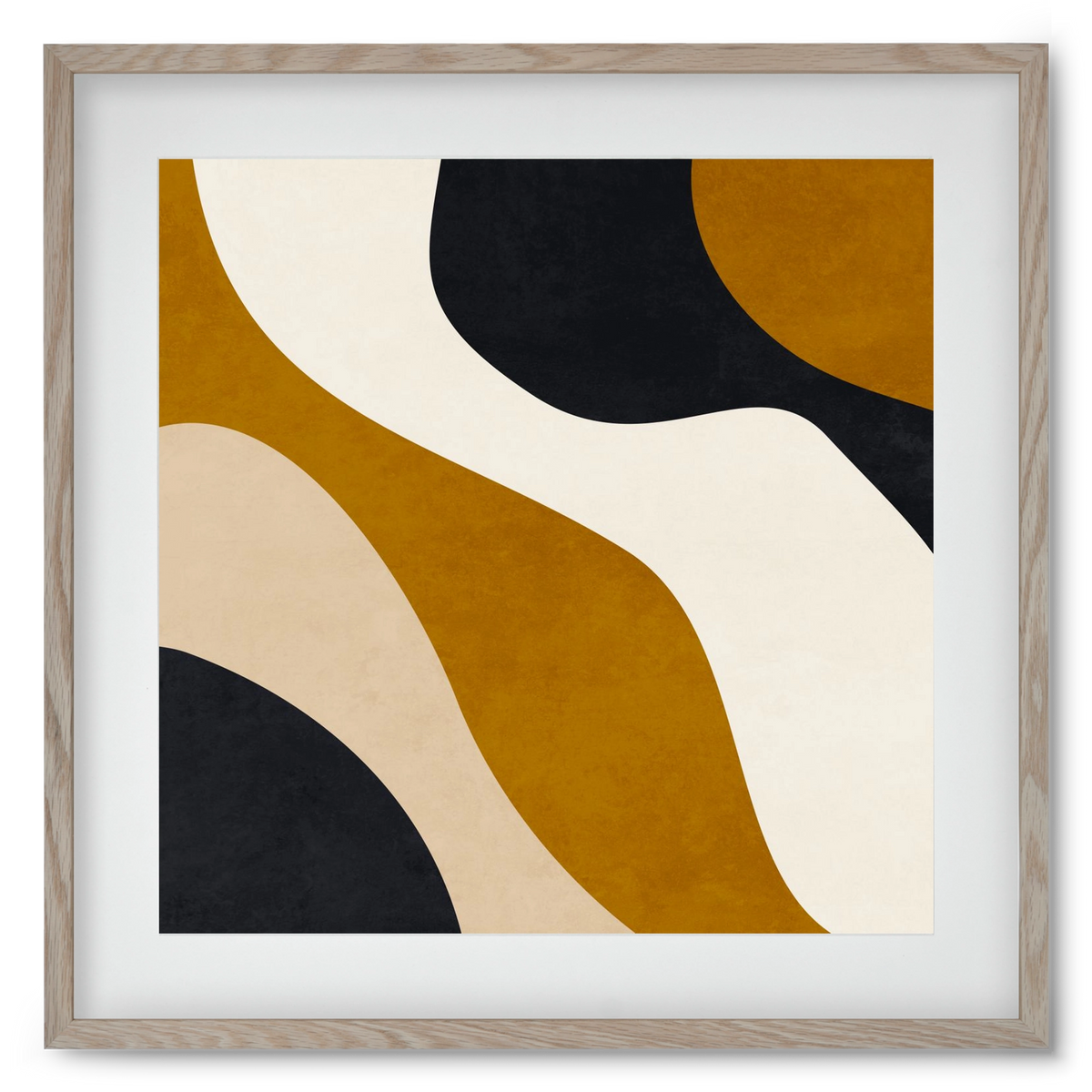 ABSTRACT ART 15, 50x50 cm (40x40 cm), Tölgy keret, paszpartuval