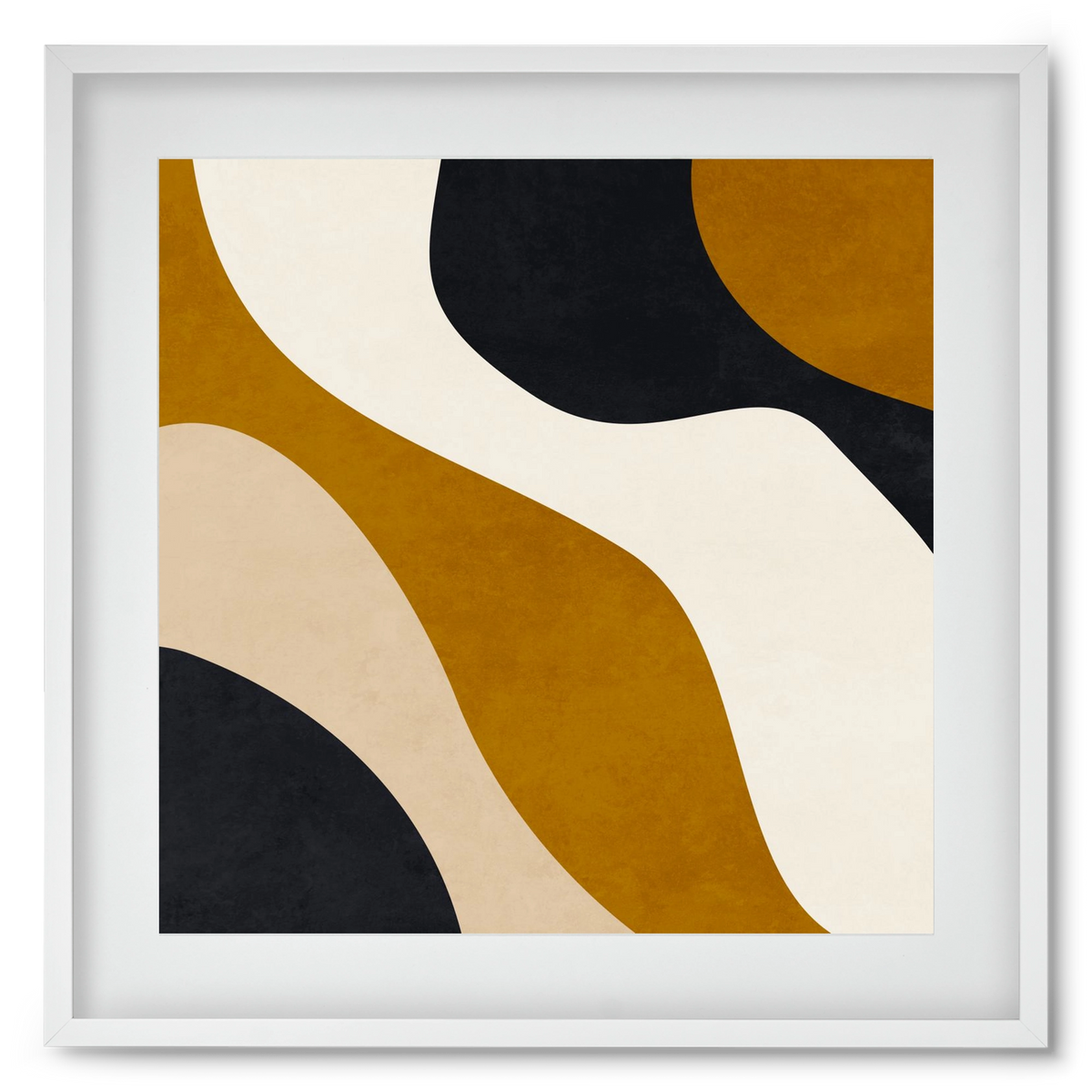 ABSTRACT ART 15, 50x50 cm (40x40 cm), Fehér keret, paszpartuval