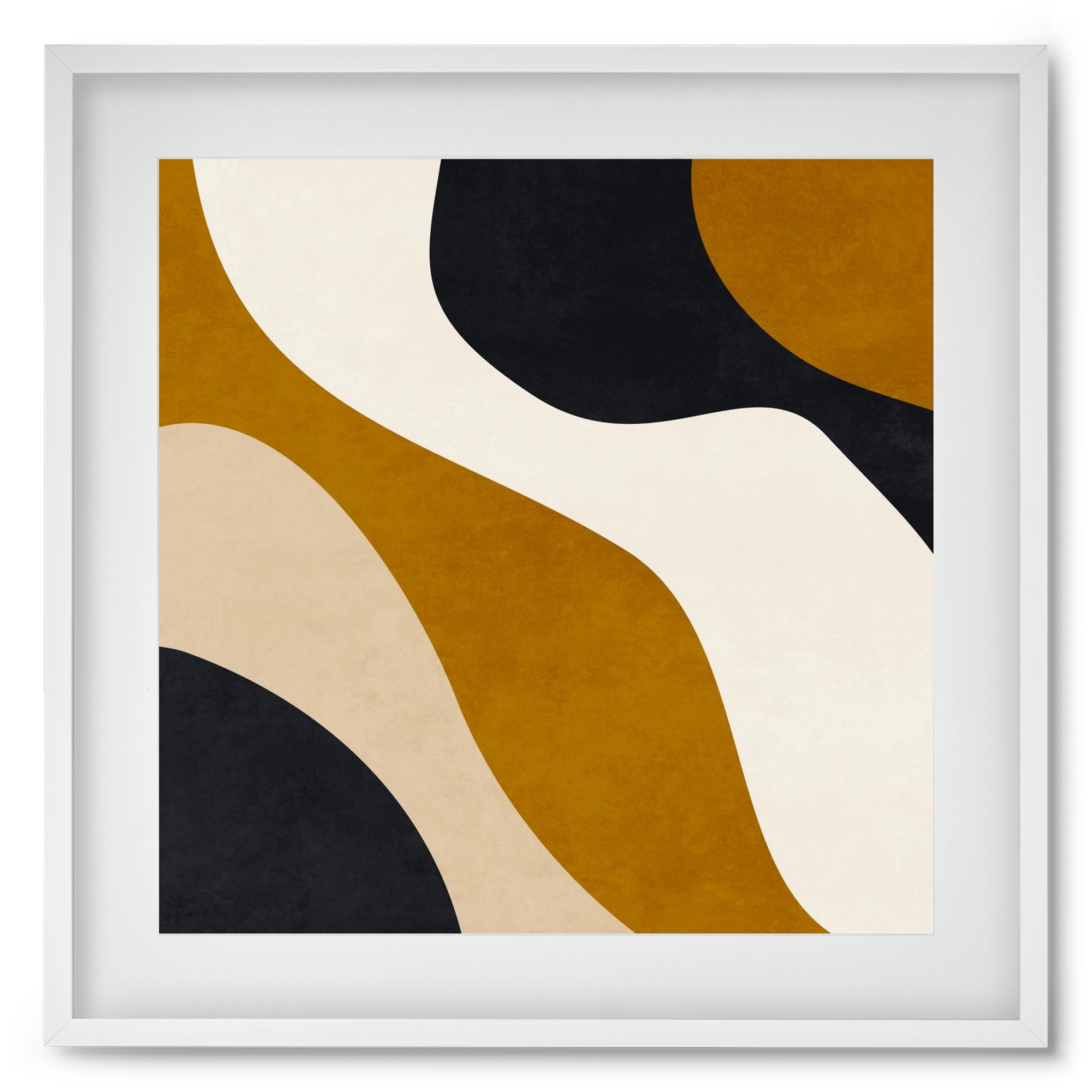 ABSTRACT ART 15, 50x50 cm (40x40 cm), Fehér keret, paszpartuval