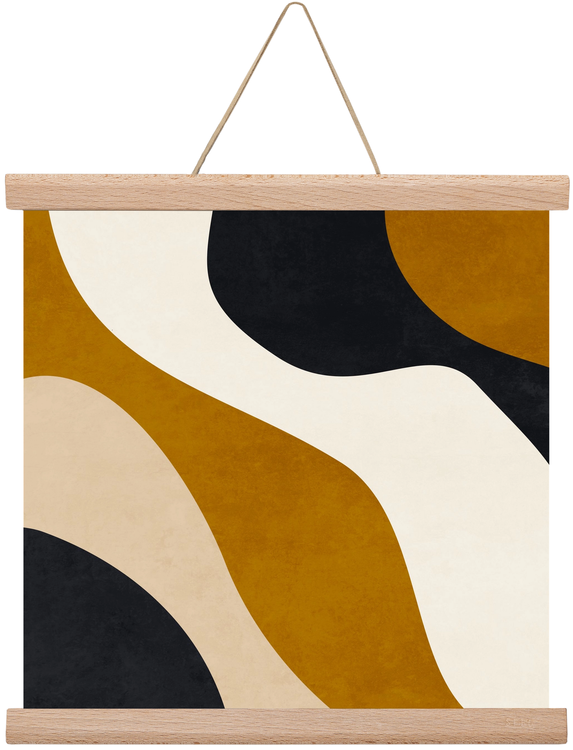 ABSTRACT ART 15, 30x30 cm (30x30 cm), Tölgy akasztó