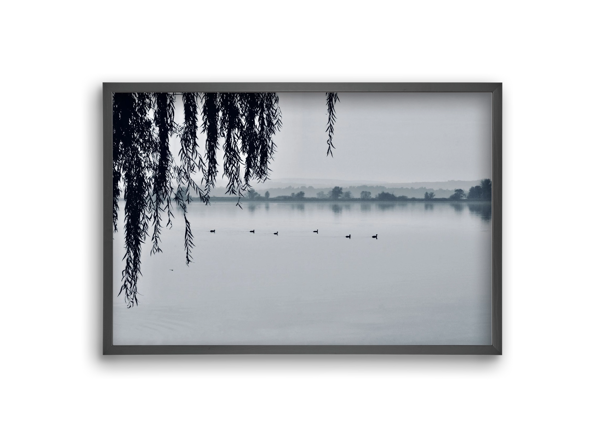 Kányavár, 30x20 cm (30x20 cm), Fekete keret