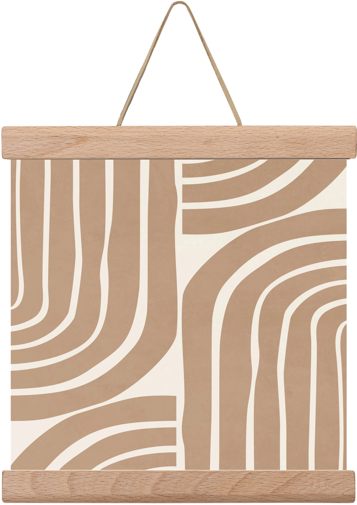 MINIMAL NEUTRAL ARCHES II, 20x20 cm (20x20 cm), Tölgy akasztó