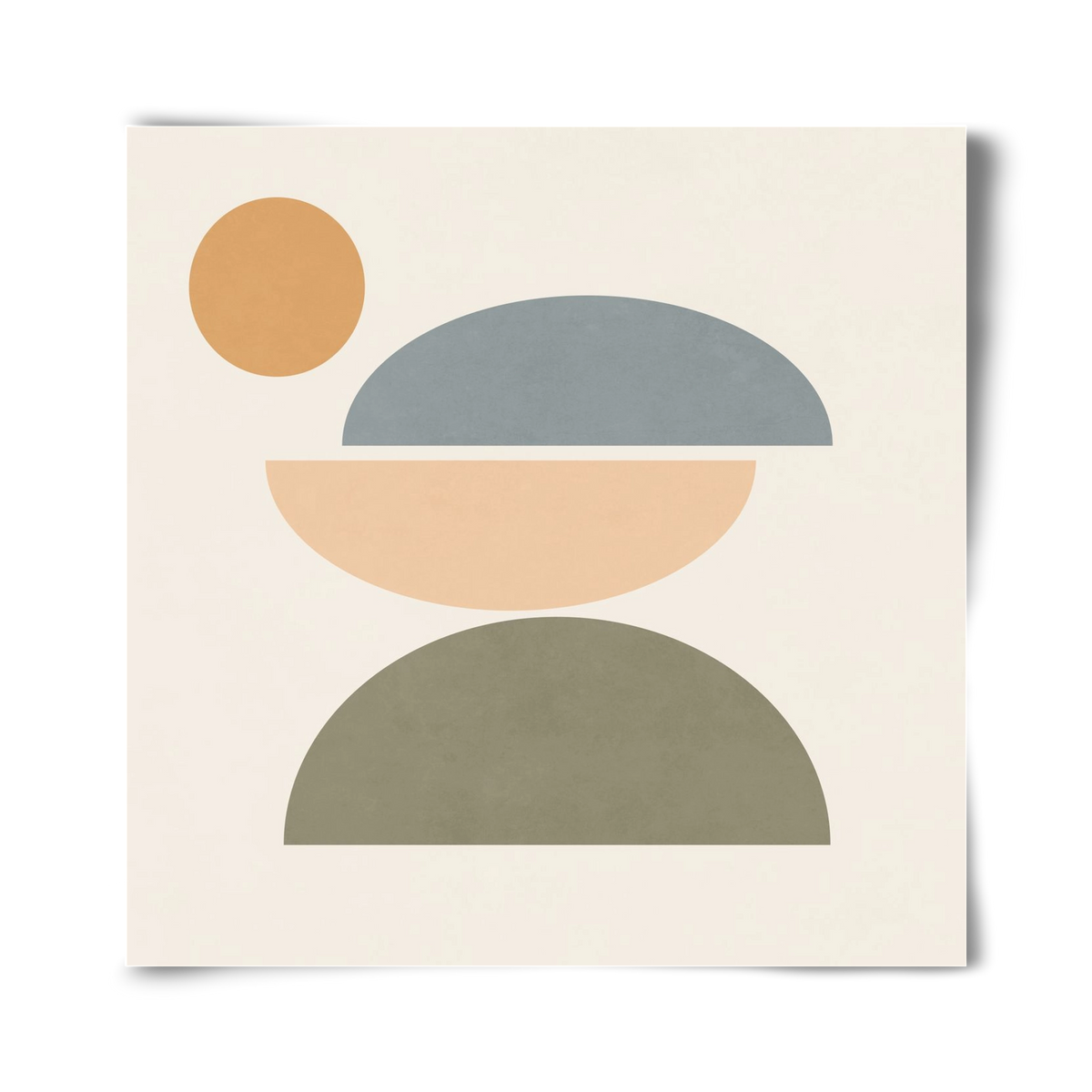 MINIMAL GEOMETRY, 40x40 cm, Keret nélkül