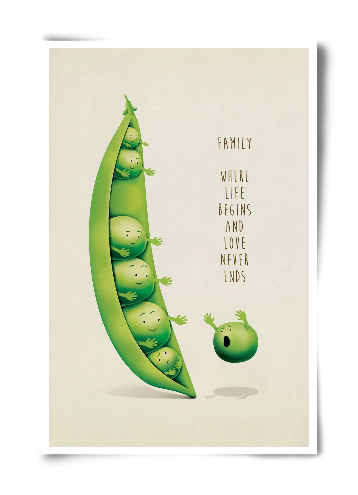 Borsó Family, 40x60 cm, Keret nélkül