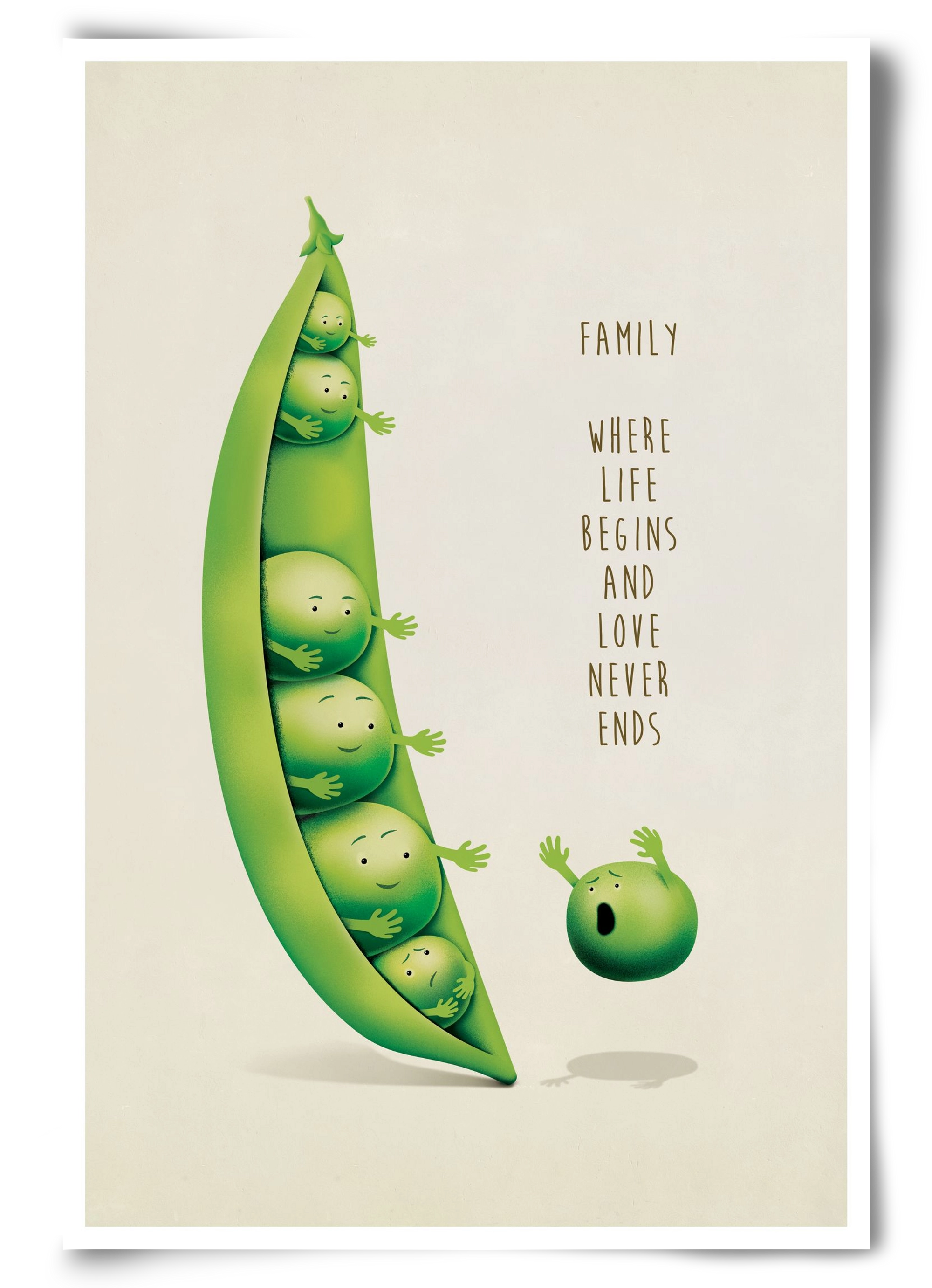 Borsó Family, 60x90 cm, Keret nélkül