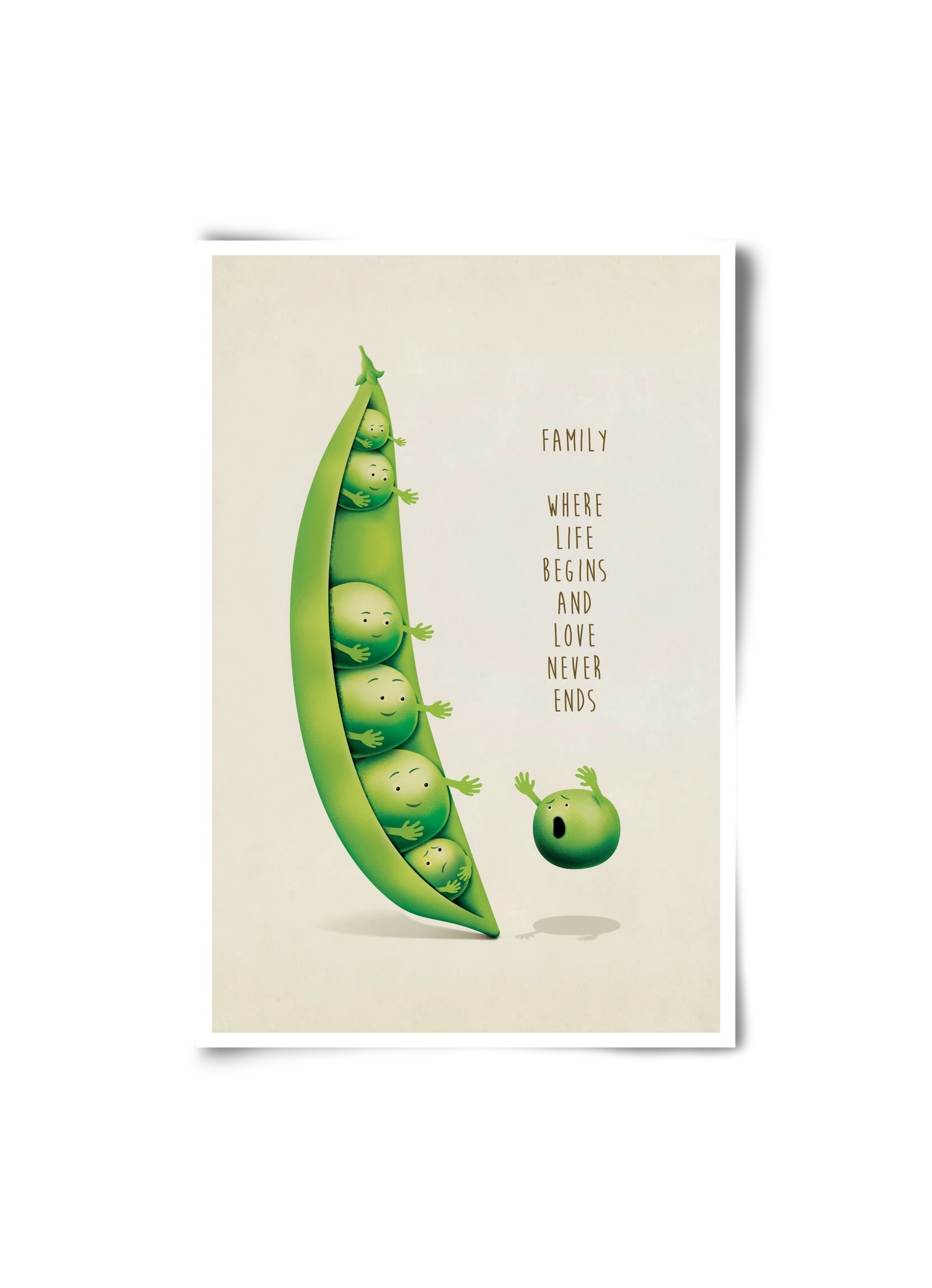 Borsó Family, 20x30 cm, Keret nélkül