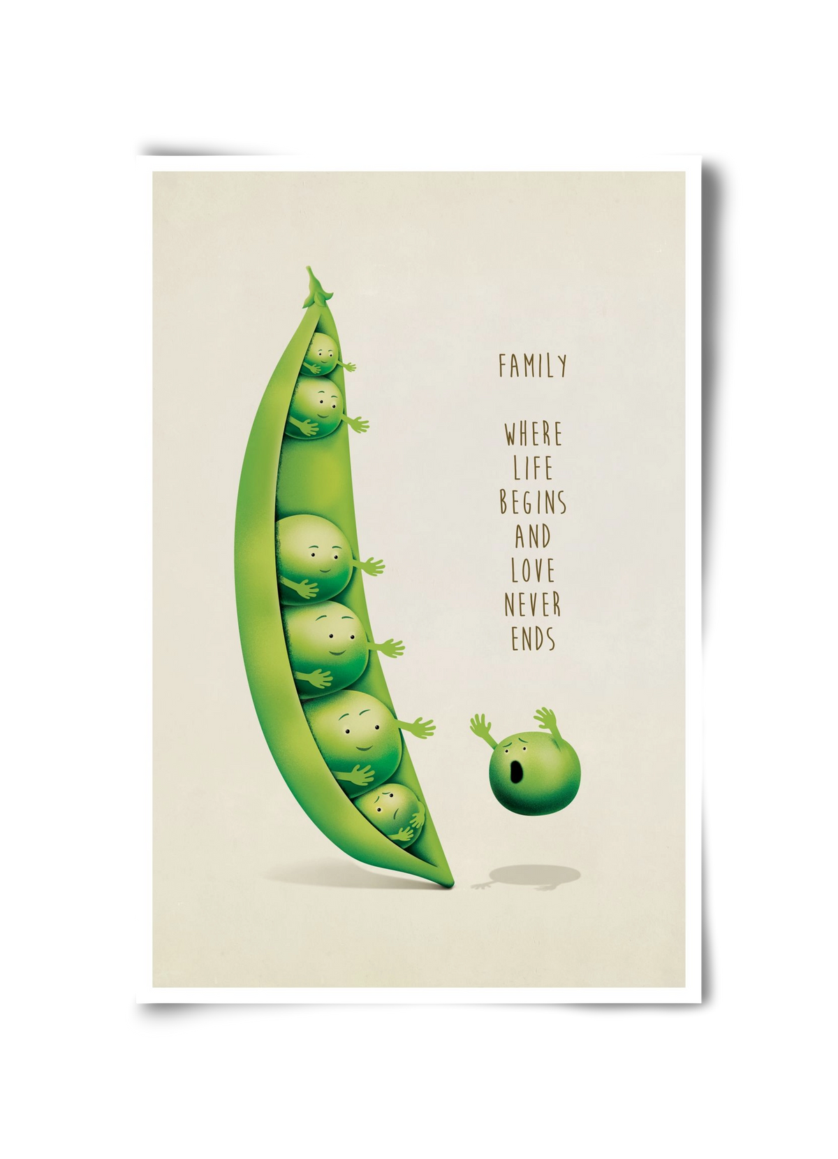 Borsó Family, 30x45 cm, Keret nélkül