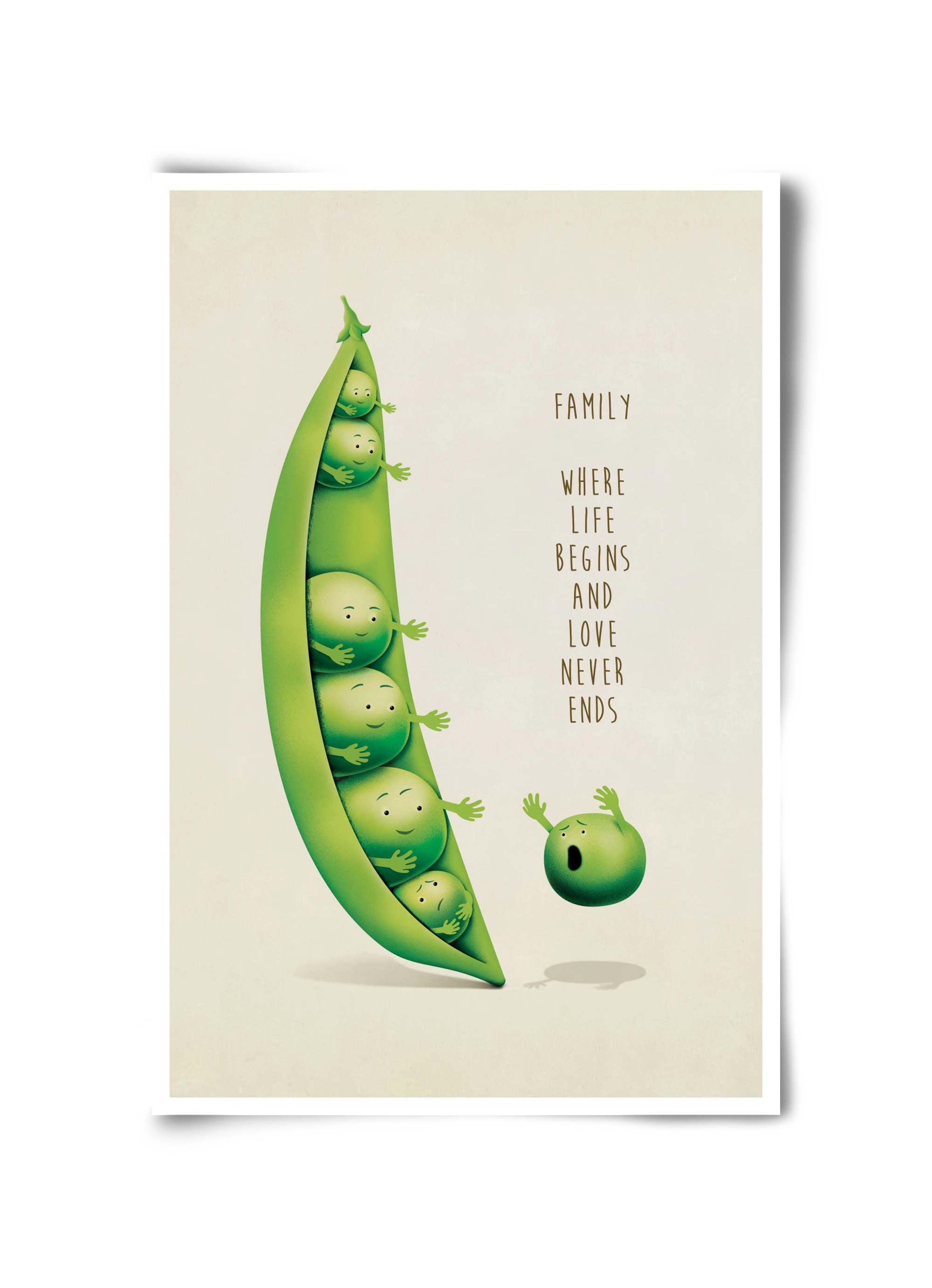 Borsó Family, 30x45 cm, Keret nélkül