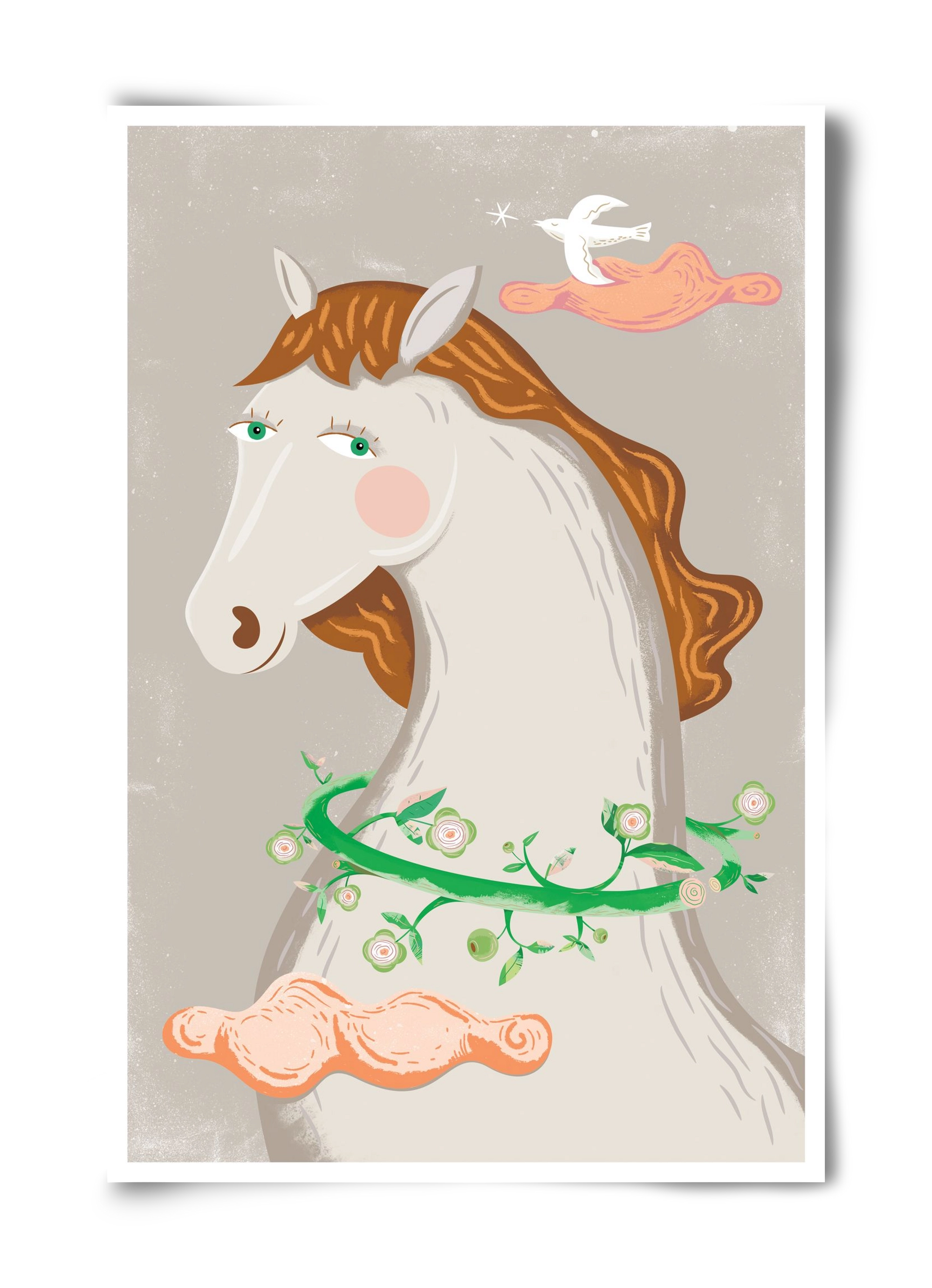 Póniló, 40x60 cm, Keret nélkül