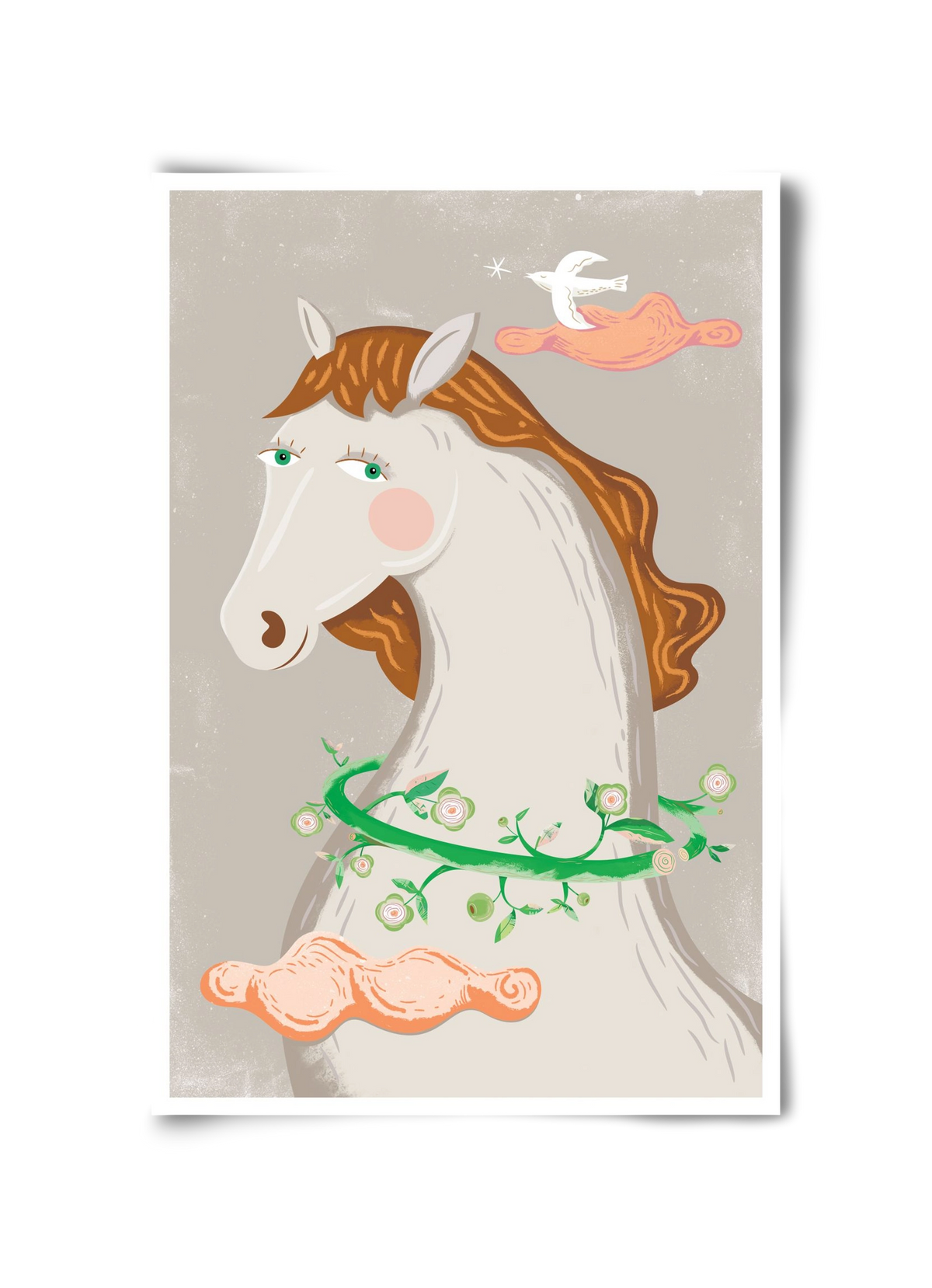 Póniló, 30x45 cm, Keret nélkül