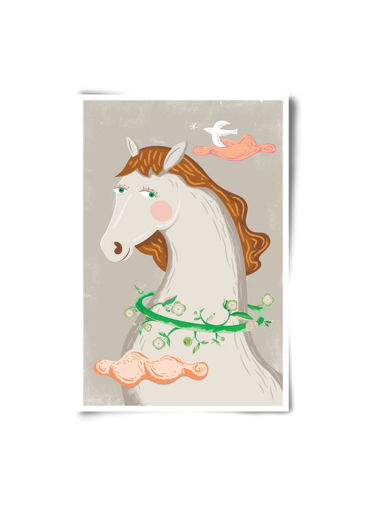 Póniló, 20x30 cm, Keret nélkül