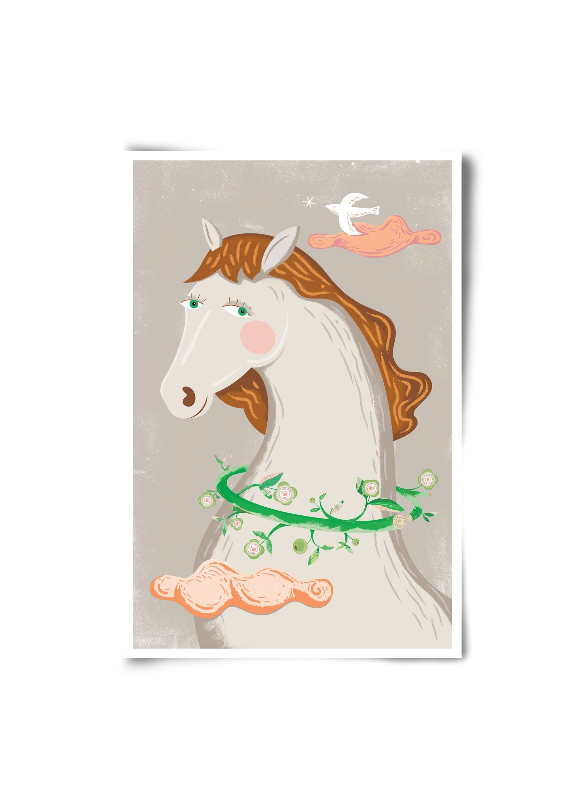 Póniló, 20x30 cm, Keret nélkül