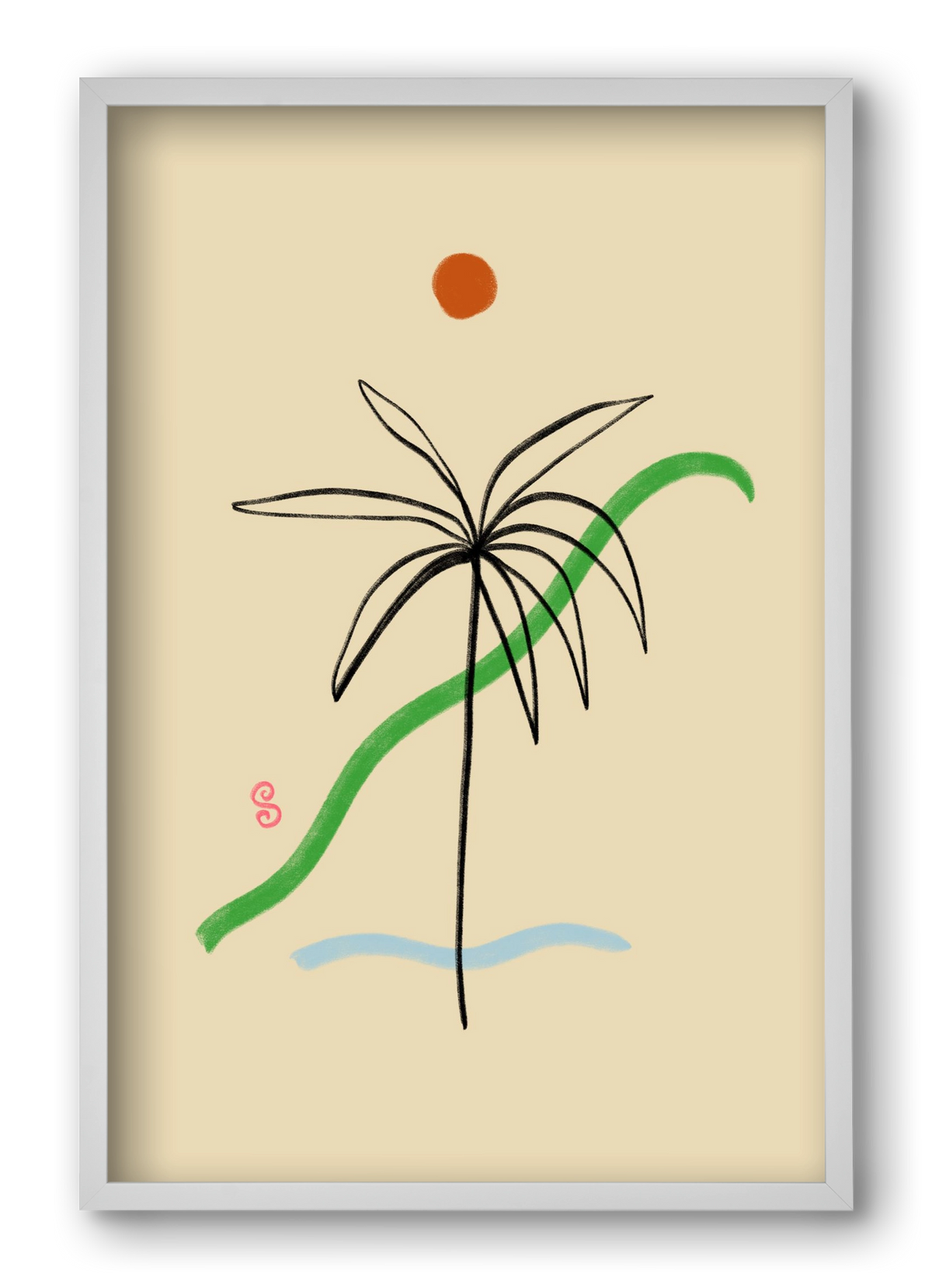 A SIMPLE DREAM, 40x60 cm (40x60 cm), Fehér keret