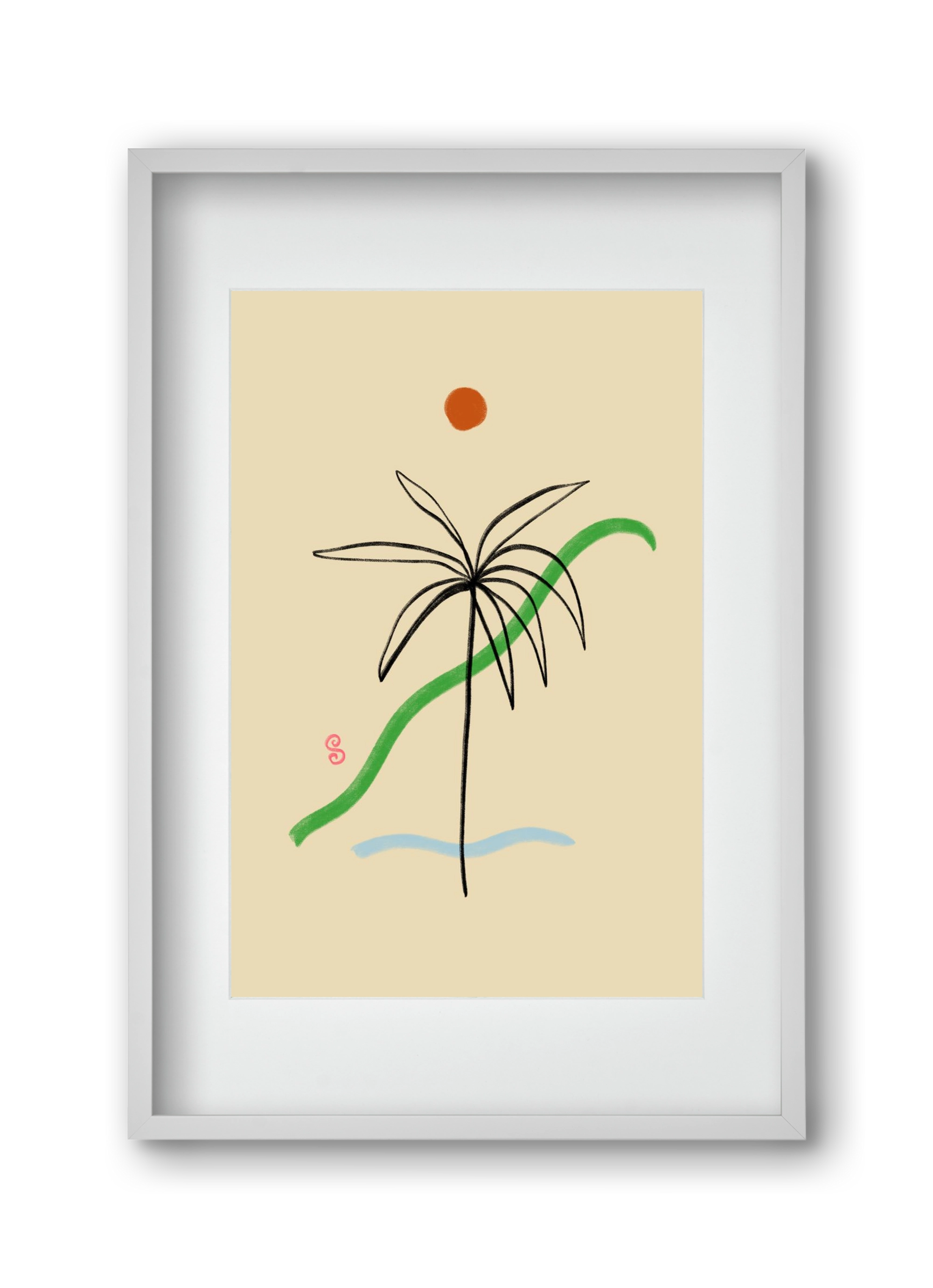 A SIMPLE DREAM, 30x45 cm (20x30 cm), Fehér keret, paszpartuval