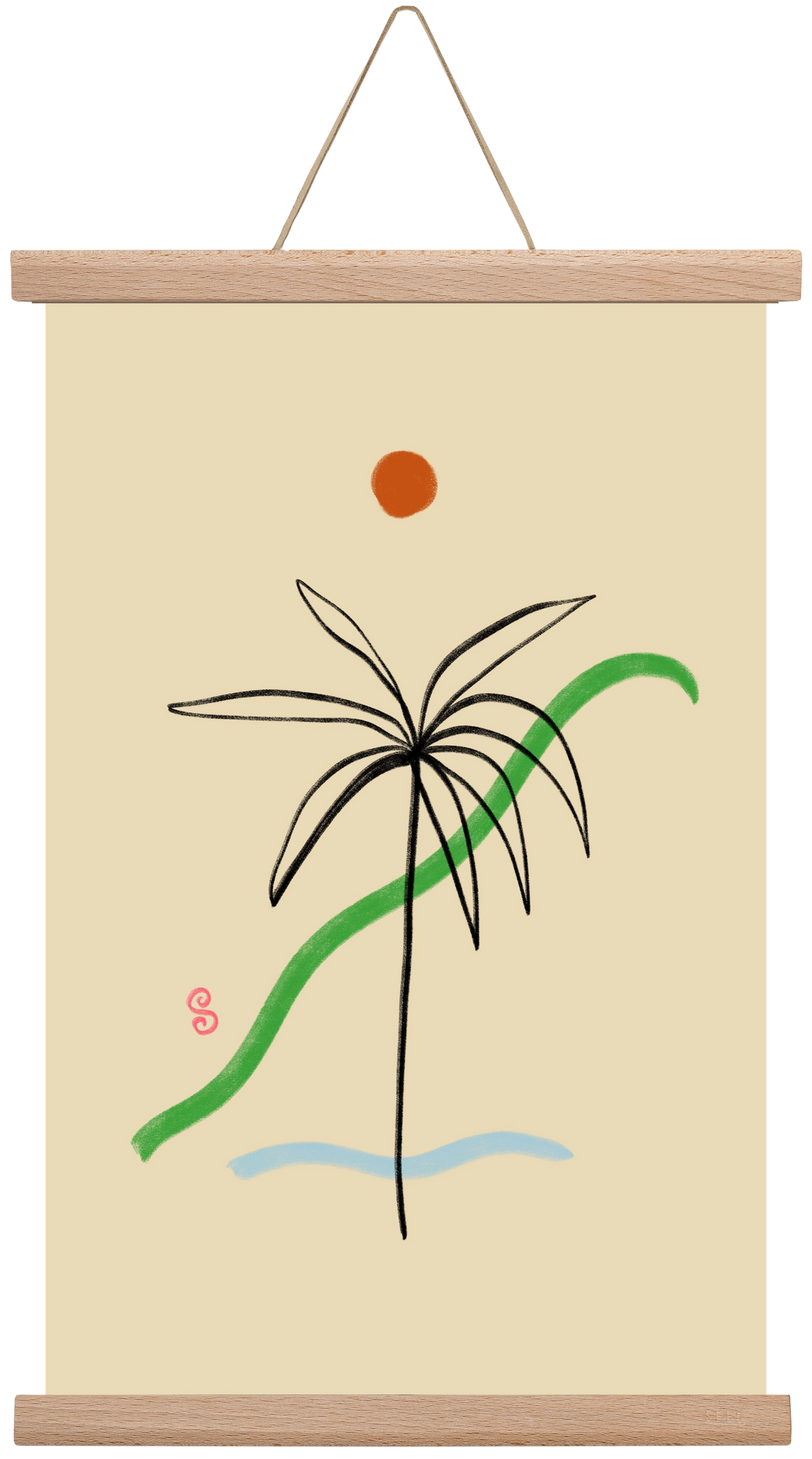 A SIMPLE DREAM, 30x45 cm (30x45 cm), Tölgy akasztó