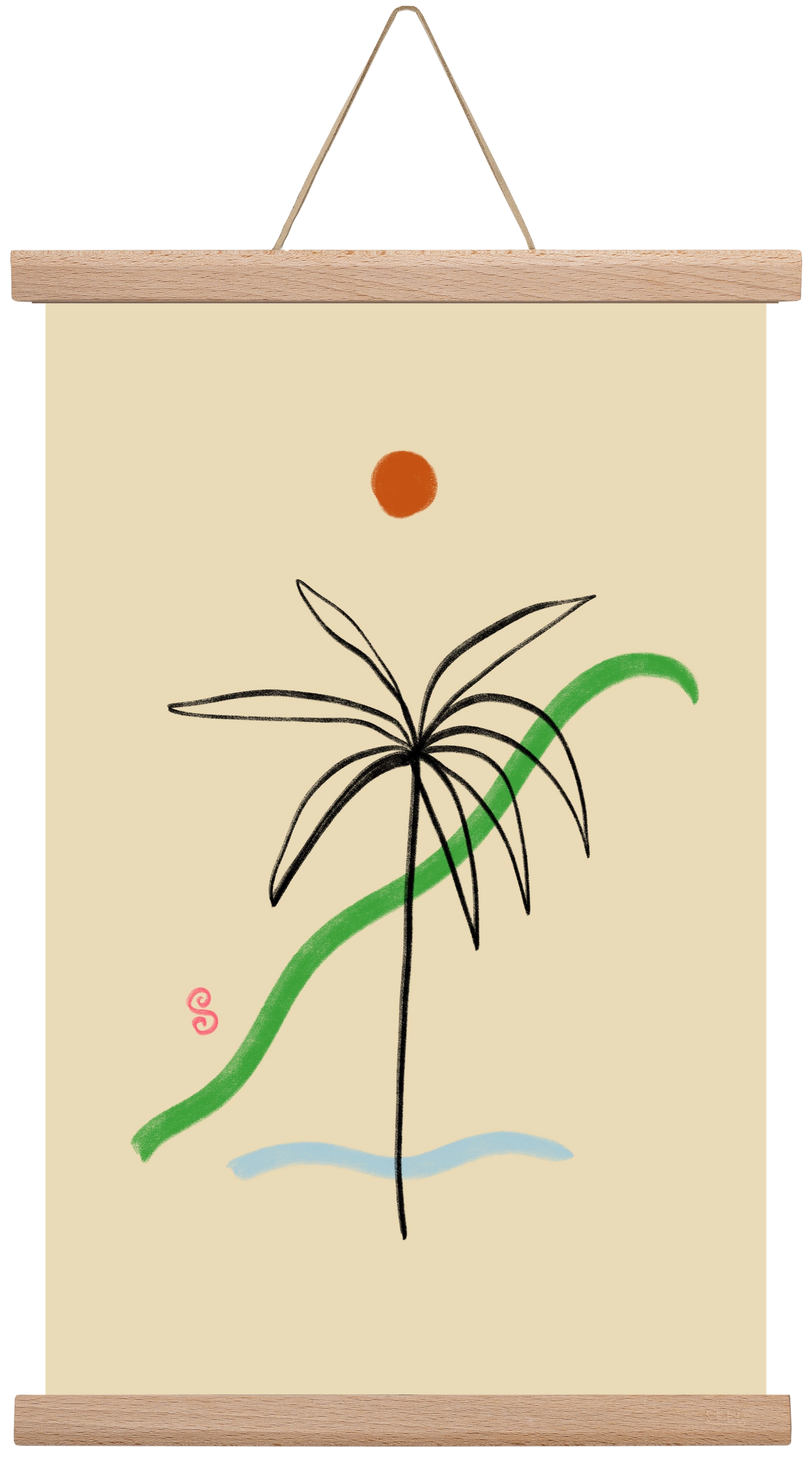 A SIMPLE DREAM, 30x45 cm (30x45 cm), Tölgy akasztó