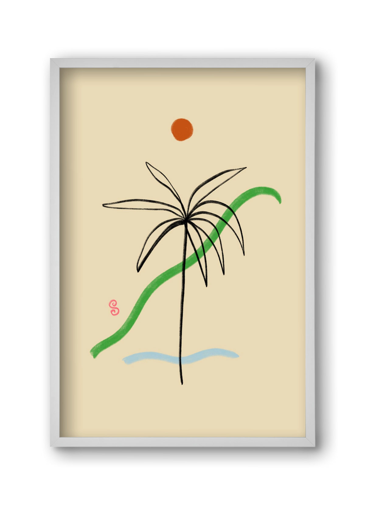 A SIMPLE DREAM, 30x45 cm (30x45 cm), Fehér keret