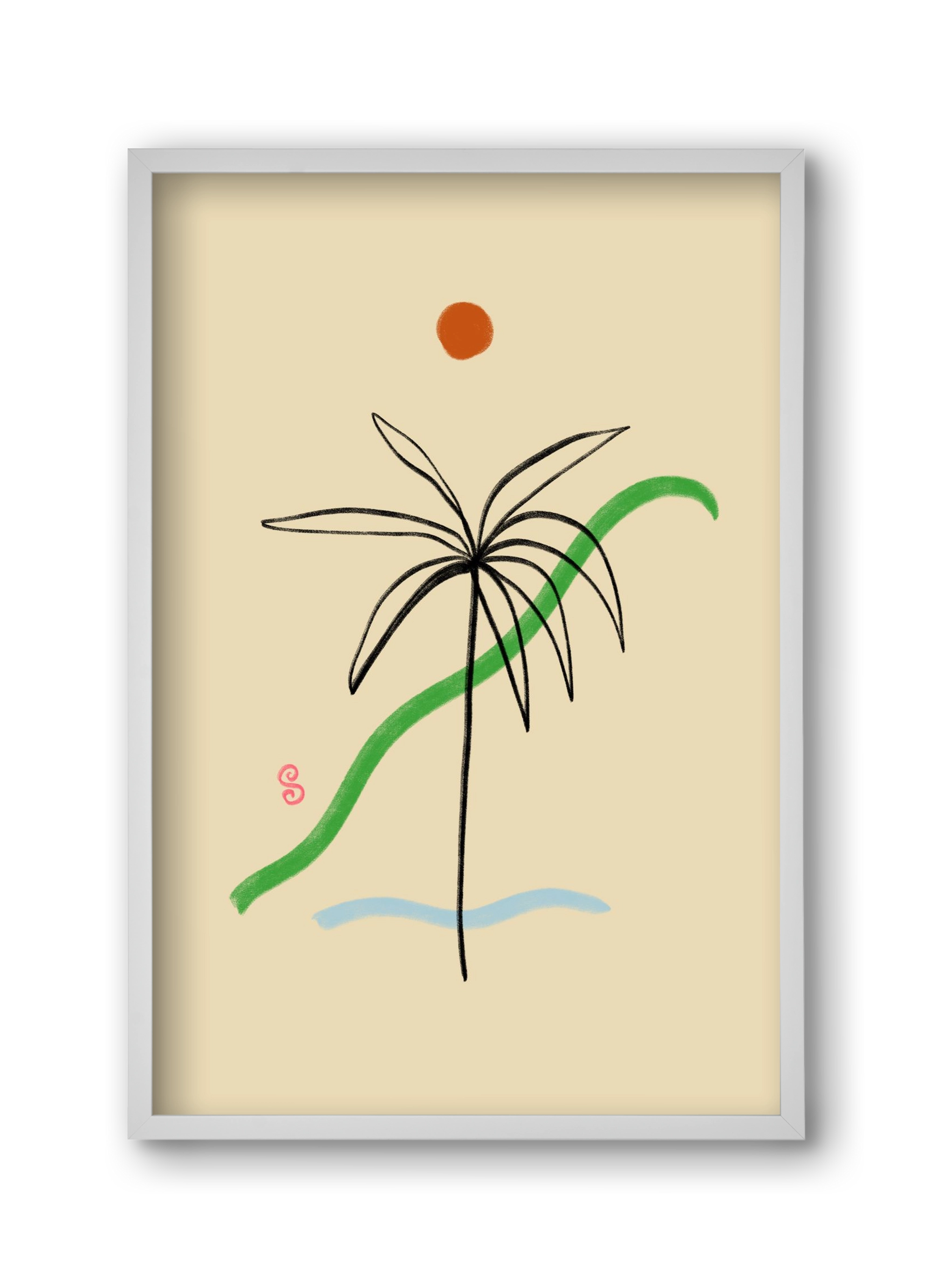 A SIMPLE DREAM, 30x45 cm (30x45 cm), Fehér keret