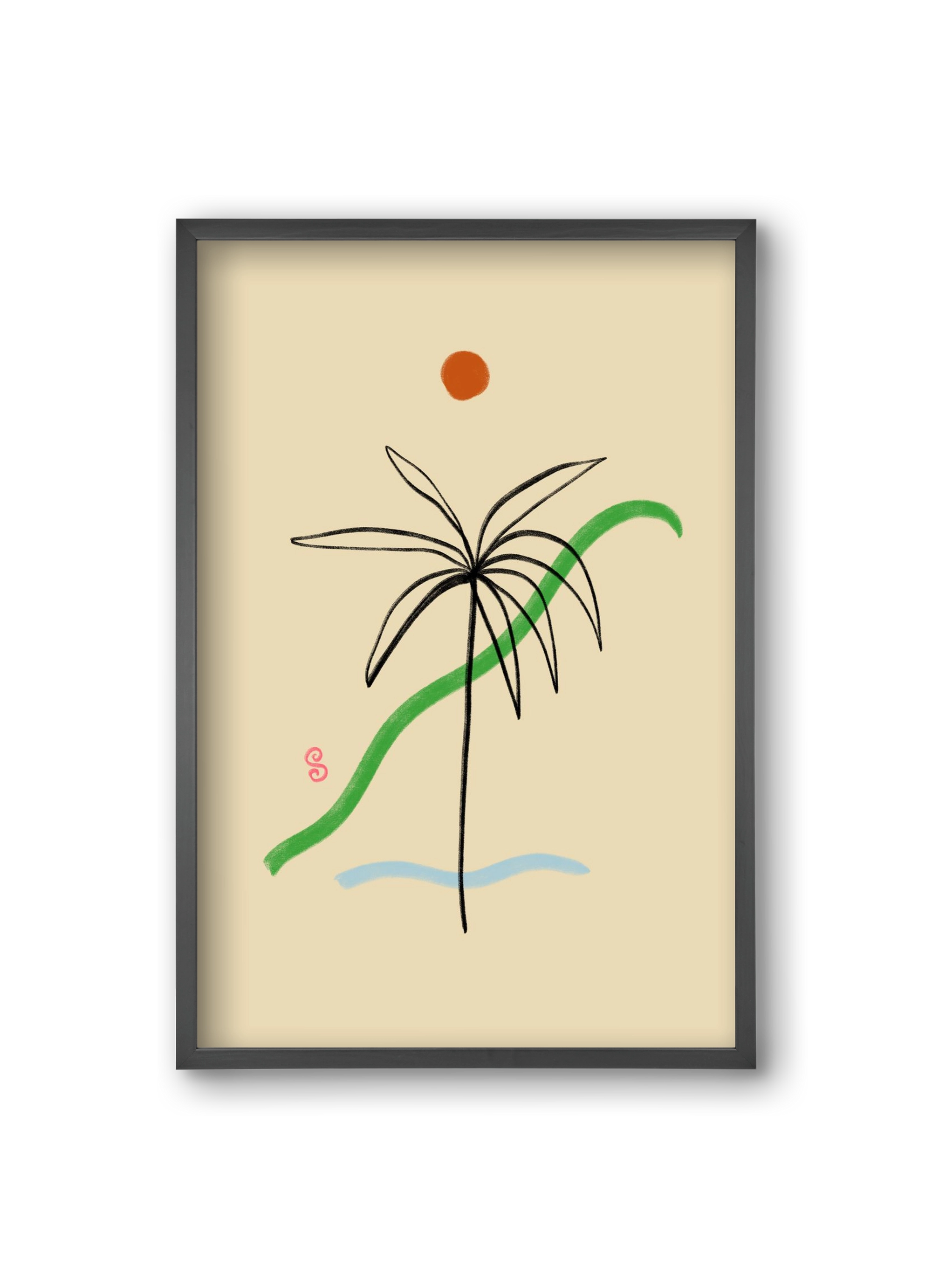 A SIMPLE DREAM, 20x30 cm (20x30 cm), Fekete keret