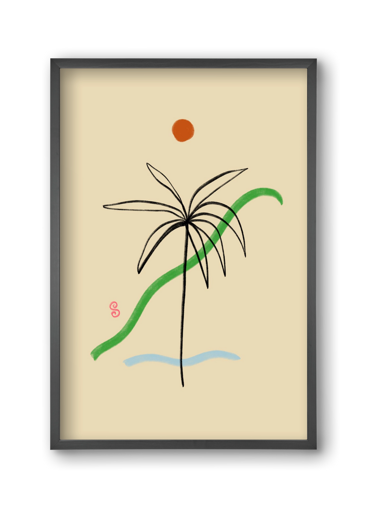 A SIMPLE DREAM, 30x45 cm (30x45 cm), Fekete keret